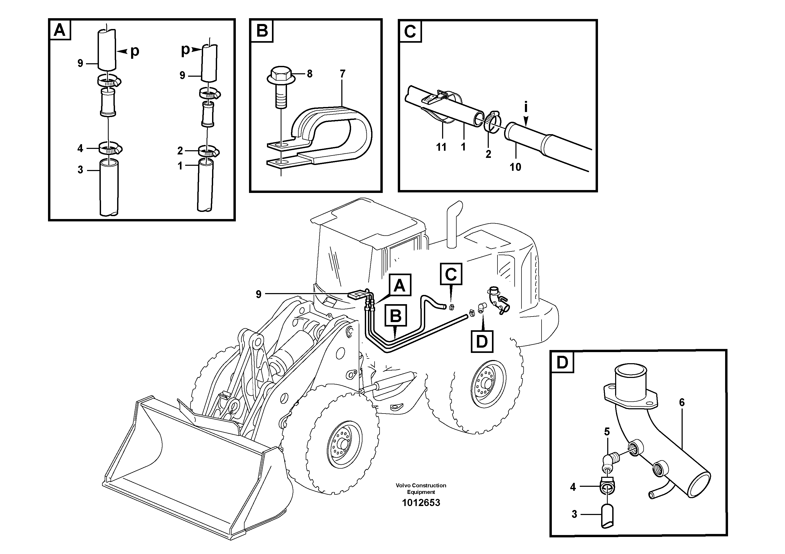 Схема запчастей Volvo L150E - 85500 Система отопления (обогрева) L150E S/N 8001 -