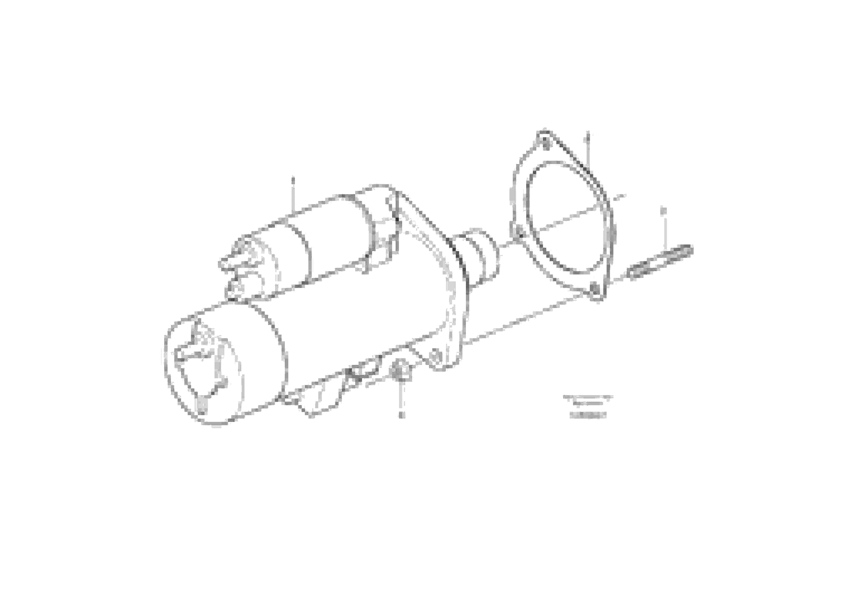 Схема запчастей Volvo L150E - 12913 Starter motor with assembling details L150E S/N 8001 -