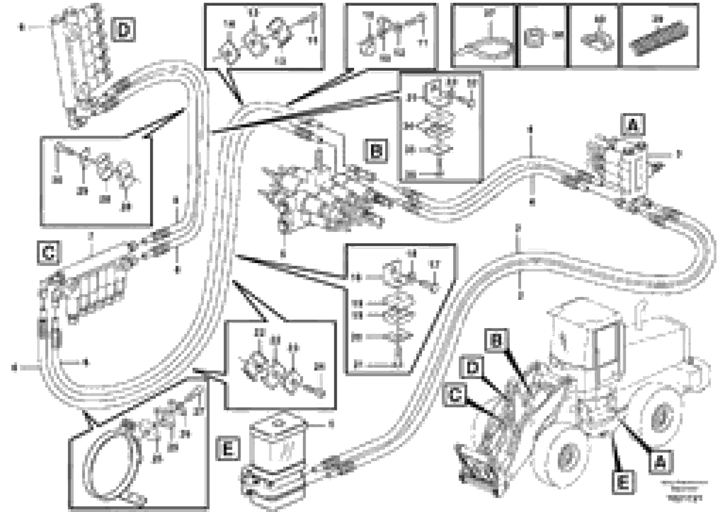 Схема запчастей Volvo L150E - 13231 Central lubrication L150E S/N 10002 - 11594