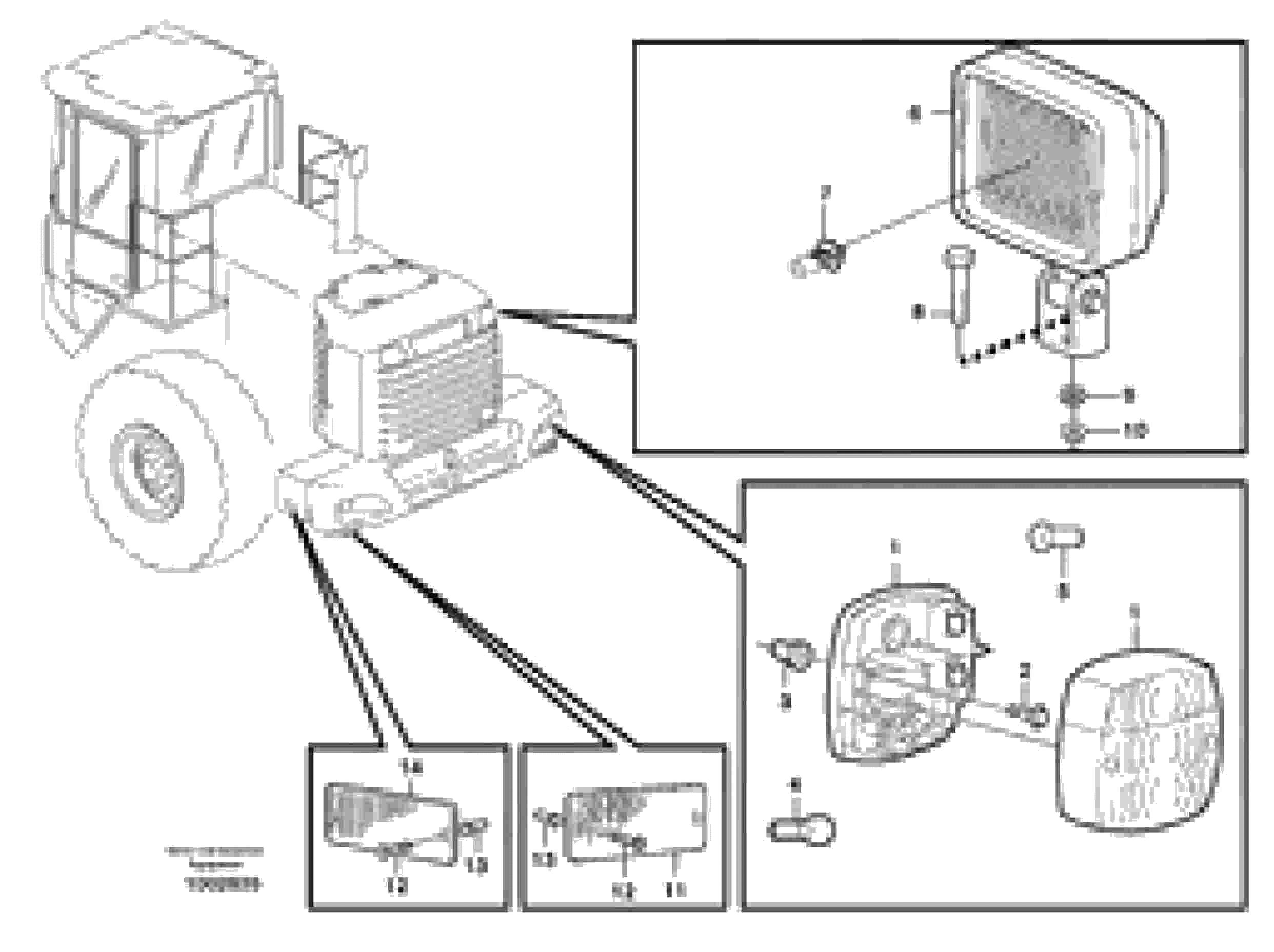 Схема запчастей Volvo L150E - 5359 Lighting, rear L150E S/N 8001 -