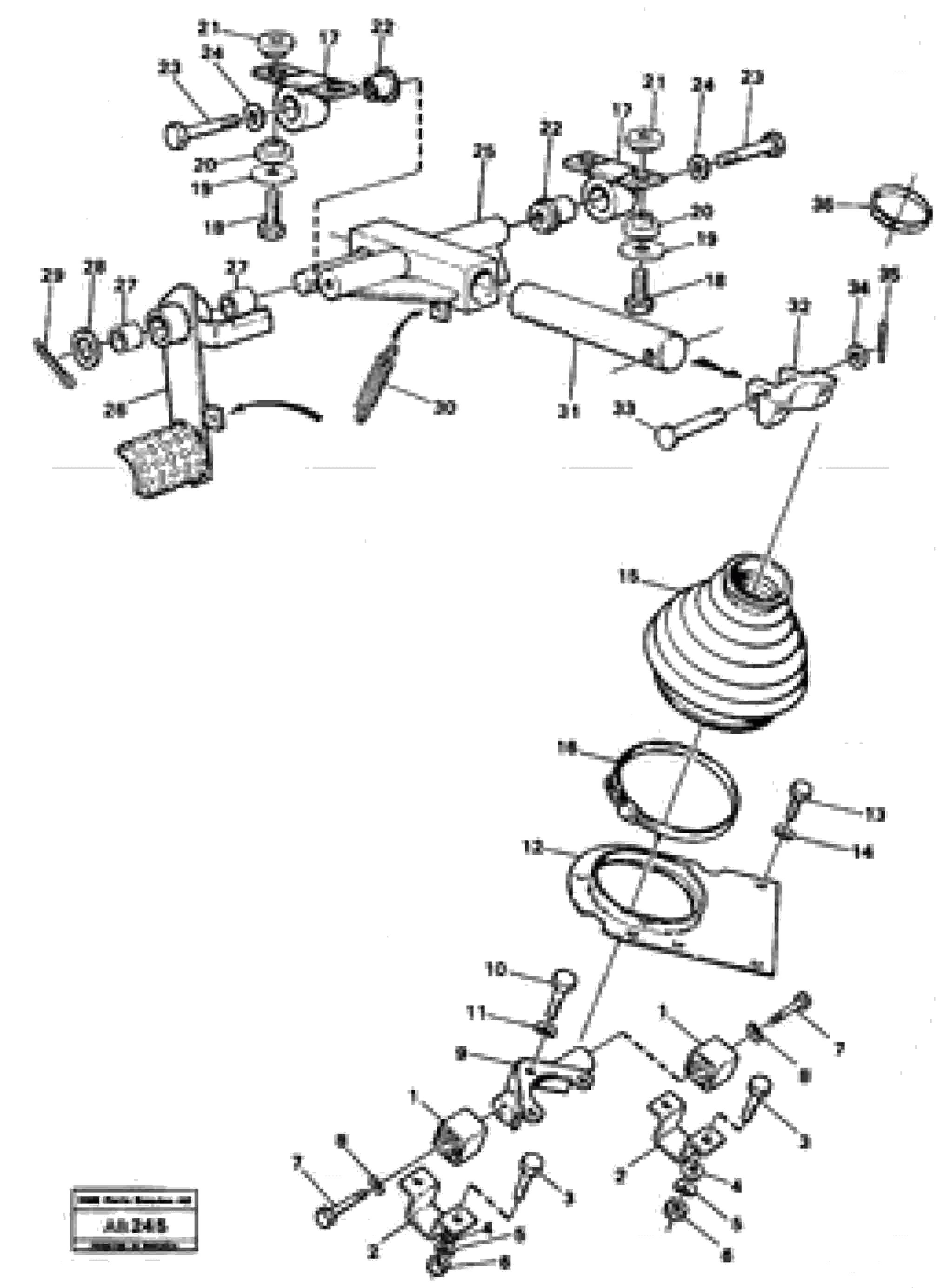 Схема запчастей Volvo L50 - 24021 Adjustable steering wheel L50 L50 S/N 6401- / 60301- USA