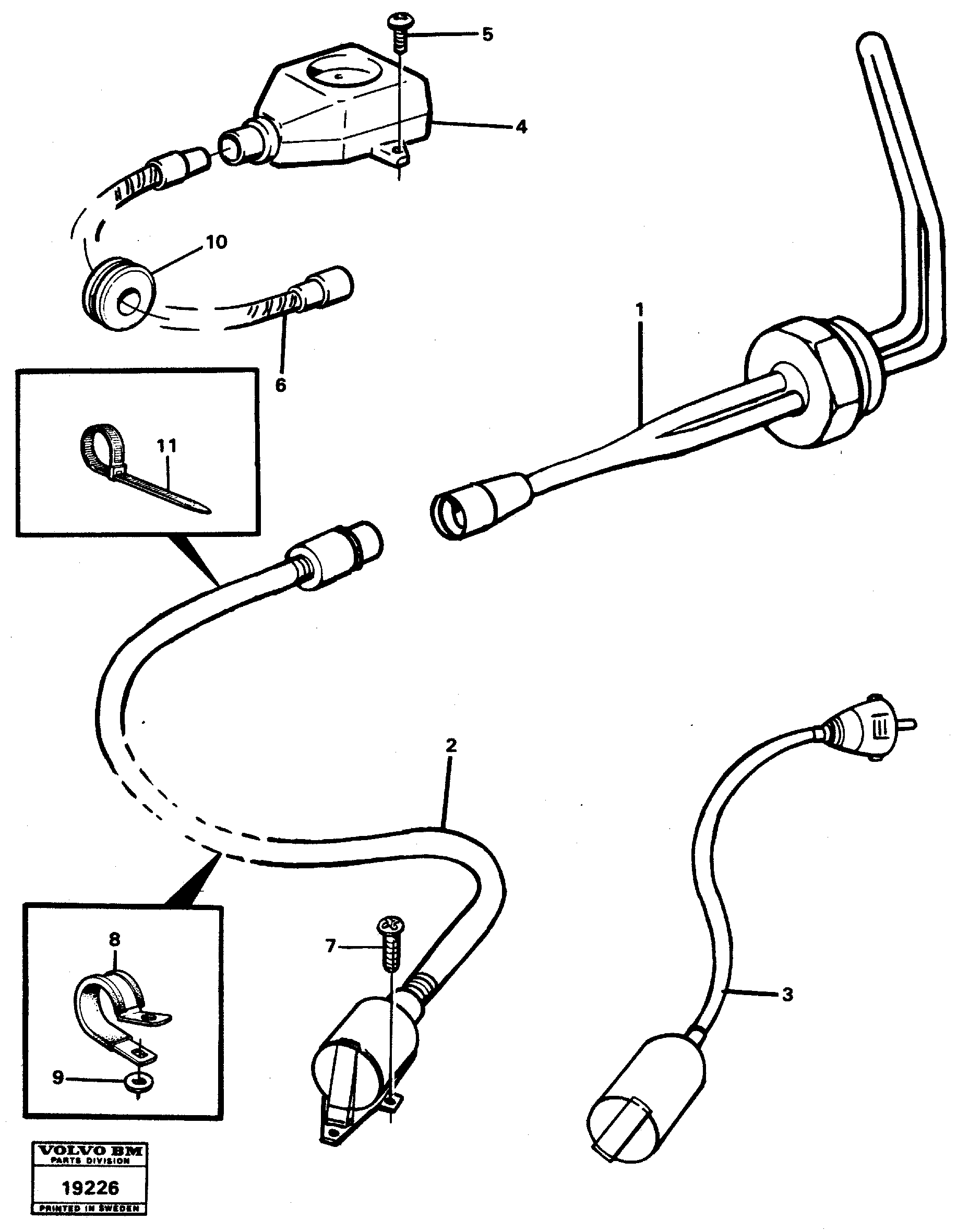 Схема запчастей Volvo L50 - 96810 Engine heater L50 L50 S/N -6400/-60300 USA