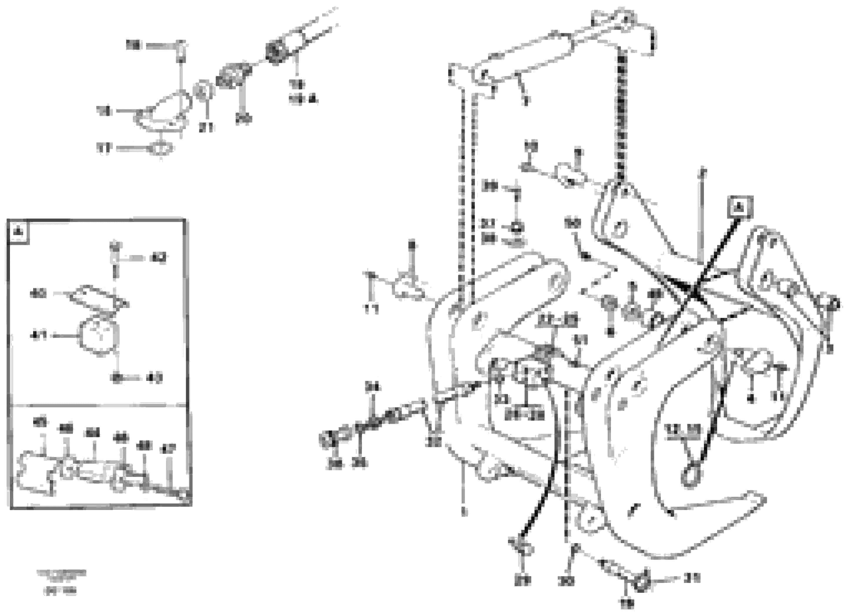 Схема запчастей Volvo L50 - 32153 Sorting grapple ATTACHMENTS ATTACHMENTS WHEEL LOADERS GEN. - C