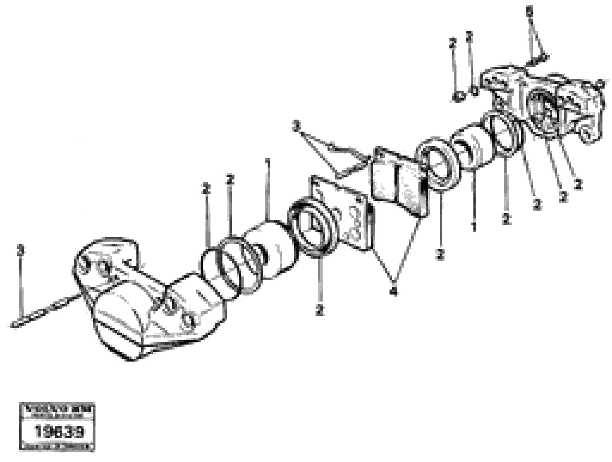 Схема запчастей Volvo L50 - 18058 Disc brake L50 L50 S/N -6400/-60300 USA