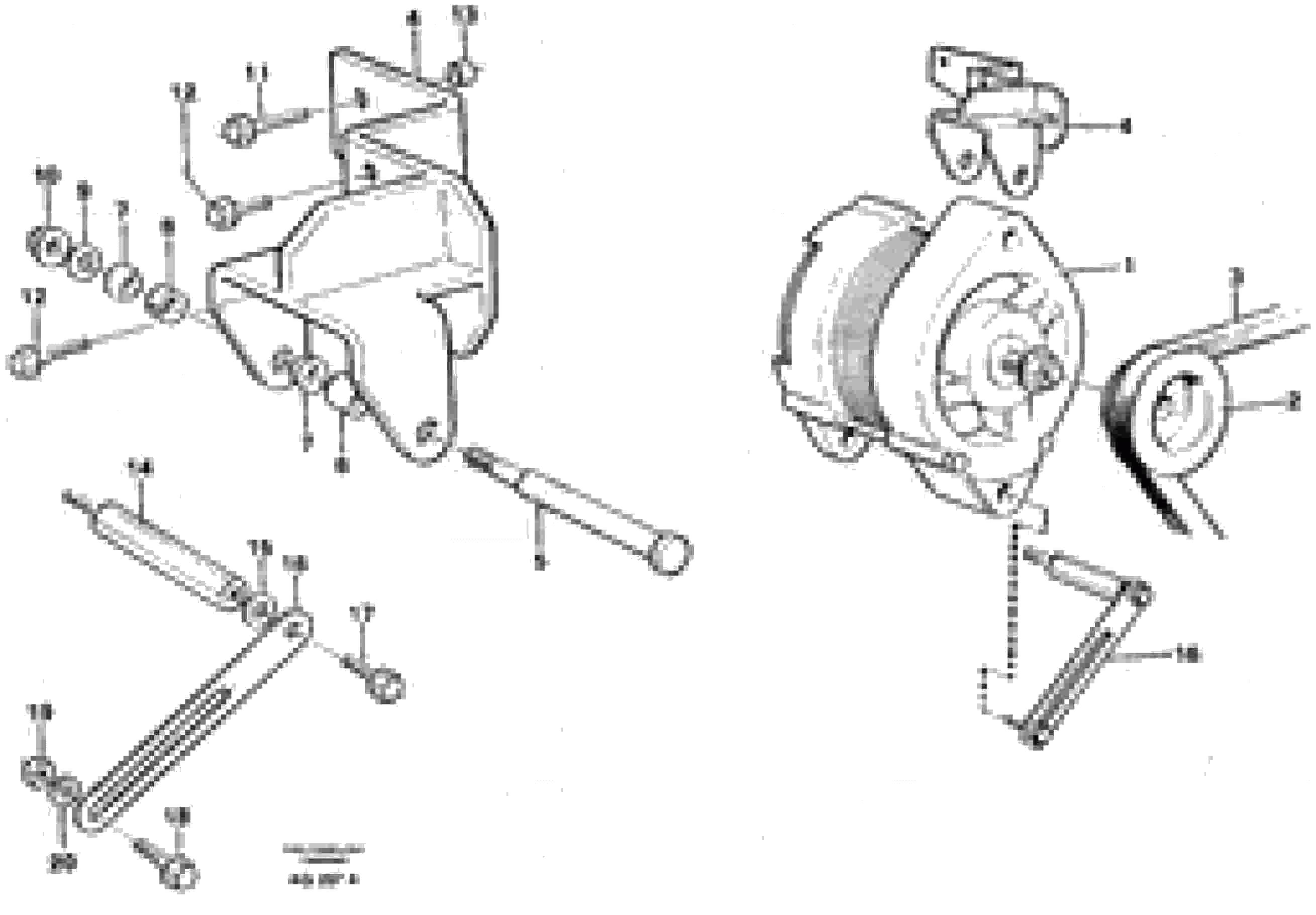 Схема запчастей Volvo L50B - 54935 Alternator with assembling details L50B/L50C VOLVO BM VOLVO BM L50B/L50C SER NO - 10966