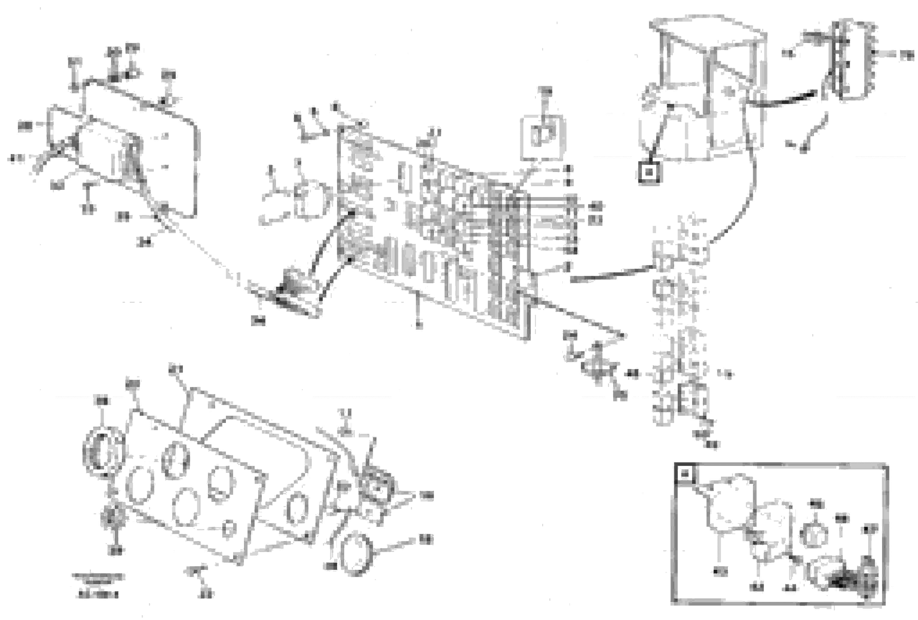 Схема запчастей Volvo L50B - 74340 Electrical distribut.unit and control unit L50B/L50C VOLVO BM VOLVO BM L50B/L50C SER NO - 10966