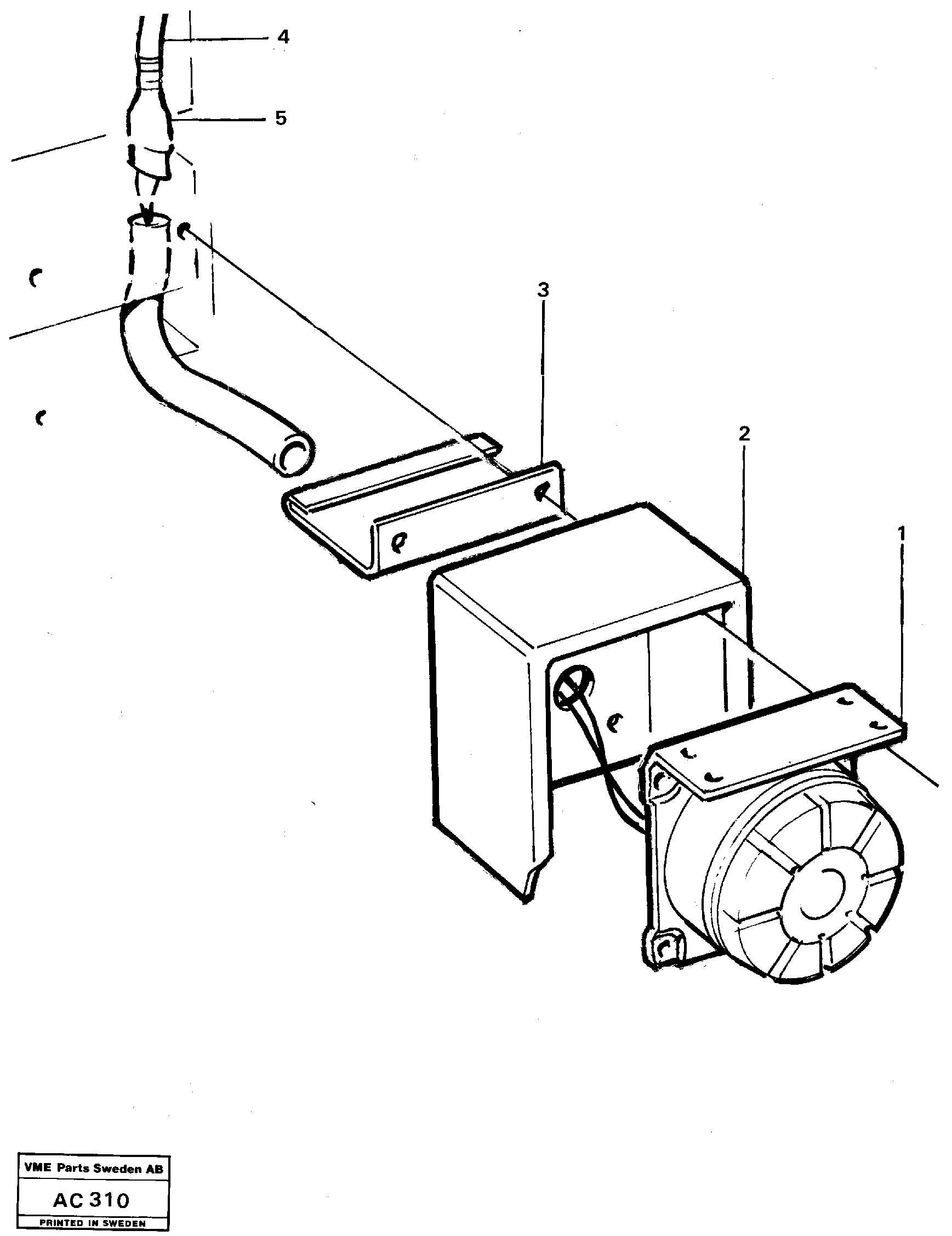 Схема запчастей Volvo L70 - 11996 Back-up alarm L70 L70 S/N 7401- / 60501- USA