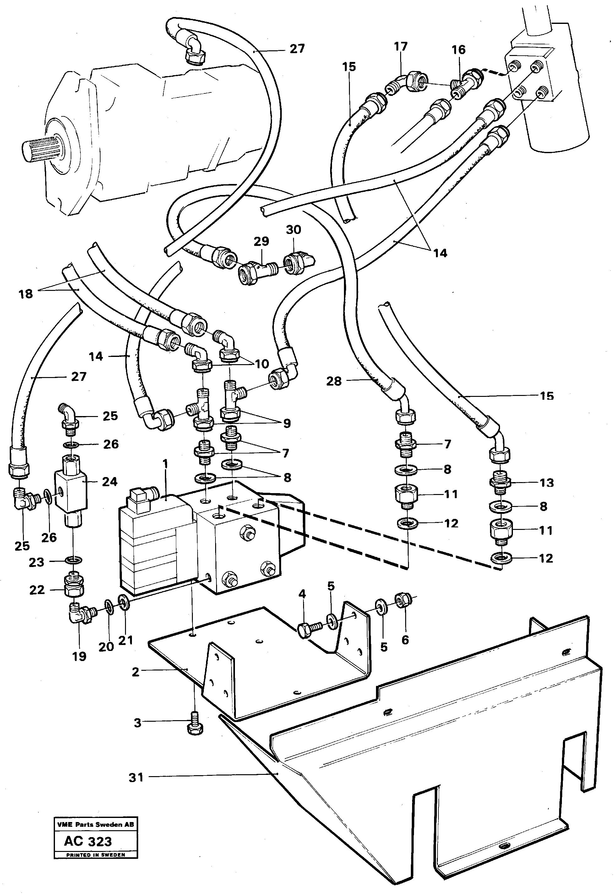 Схема запчастей Volvo L70 - 41200 Comfort drive control L70 L70 S/N 7401- / 60501- USA