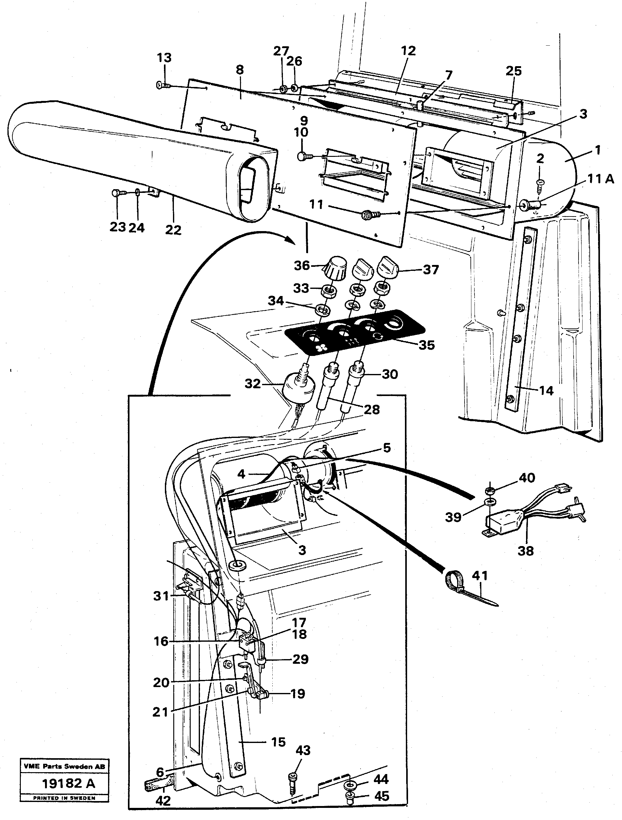 Схема запчастей Volvo L70 - 15386 Controls L70 L70 S/N -7400/ -60500 USA