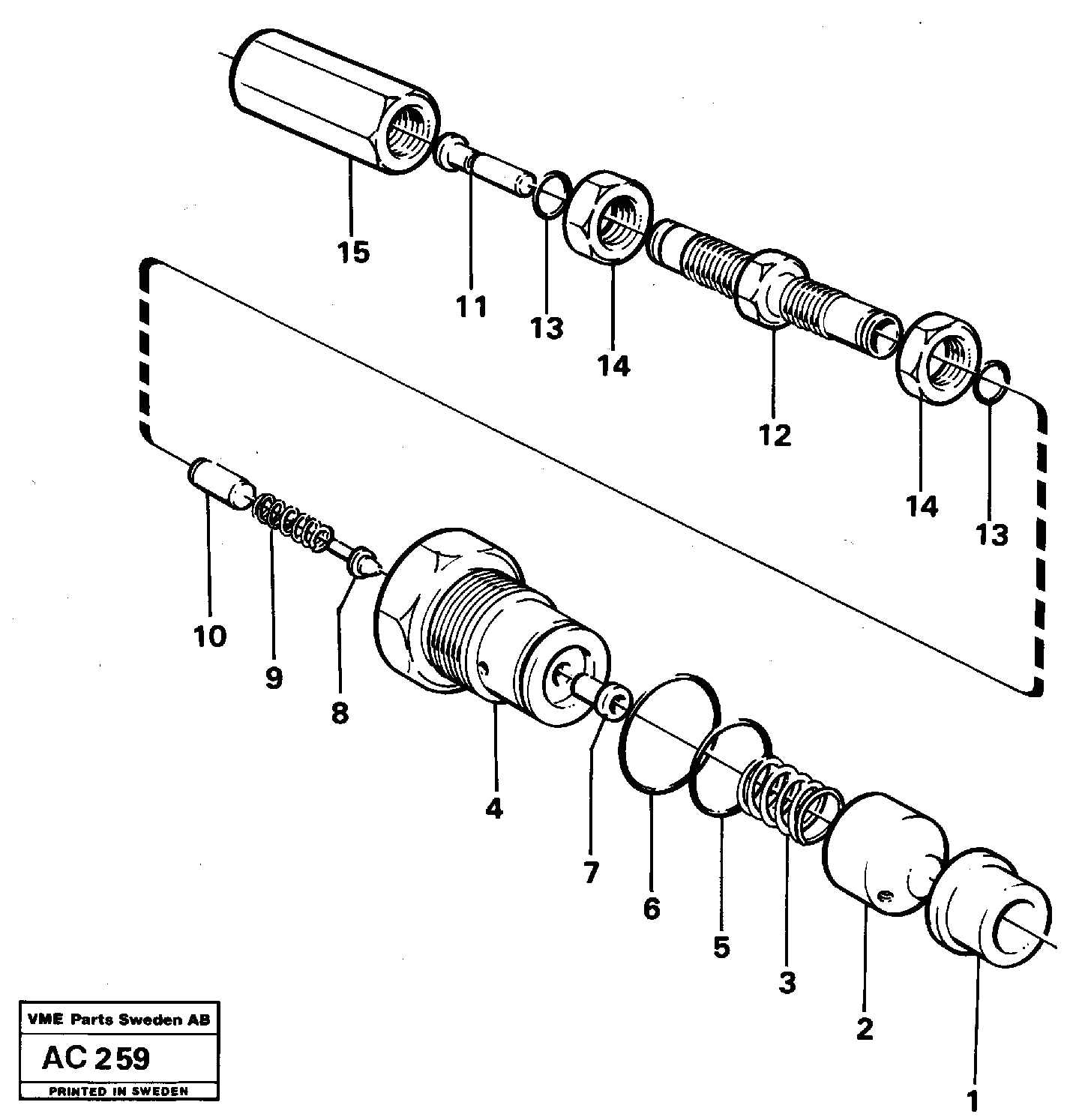 Схема запчастей Volvo L70 - 12647 Valves L70 L70 S/N 7401- / 60501- USA