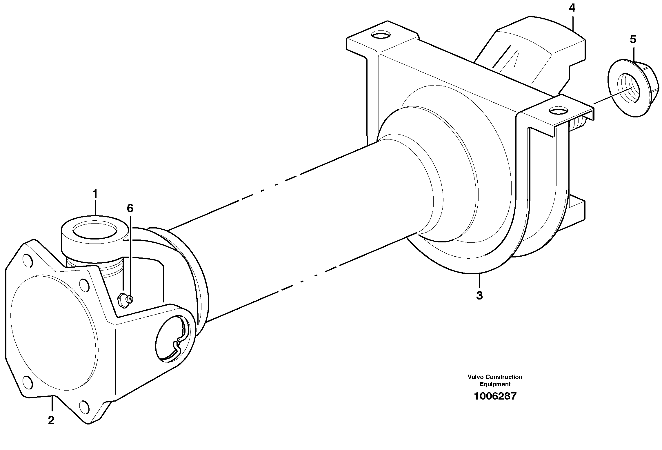 Схема запчастей Volvo L70B - 16800 Вал карданный L70B/L70C VOLVO BM VOLVO BM L70B/L70C SER NO - 13115