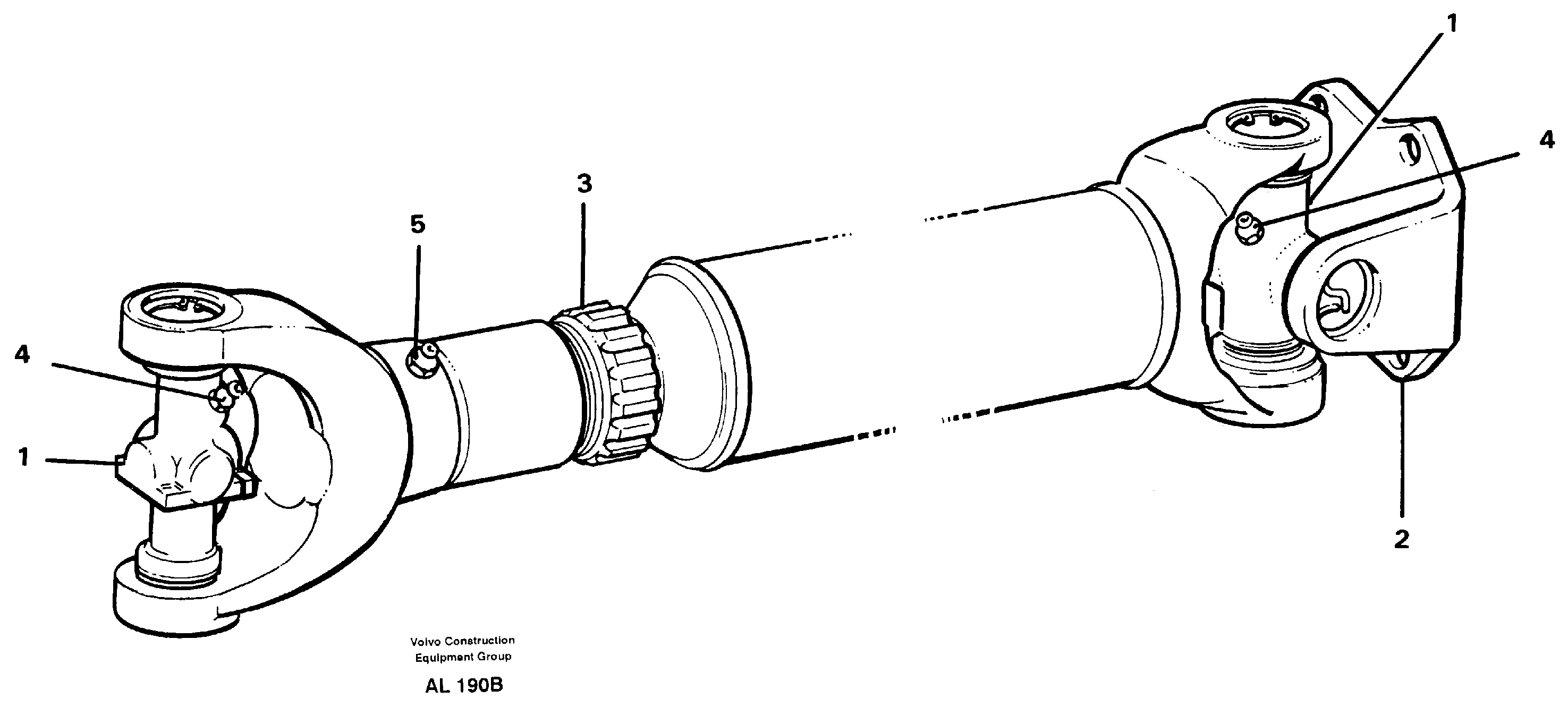 Схема запчастей Volvo L70B - 16801 Вал карданный L70B/L70C VOLVO BM VOLVO BM L70B/L70C SER NO - 13115