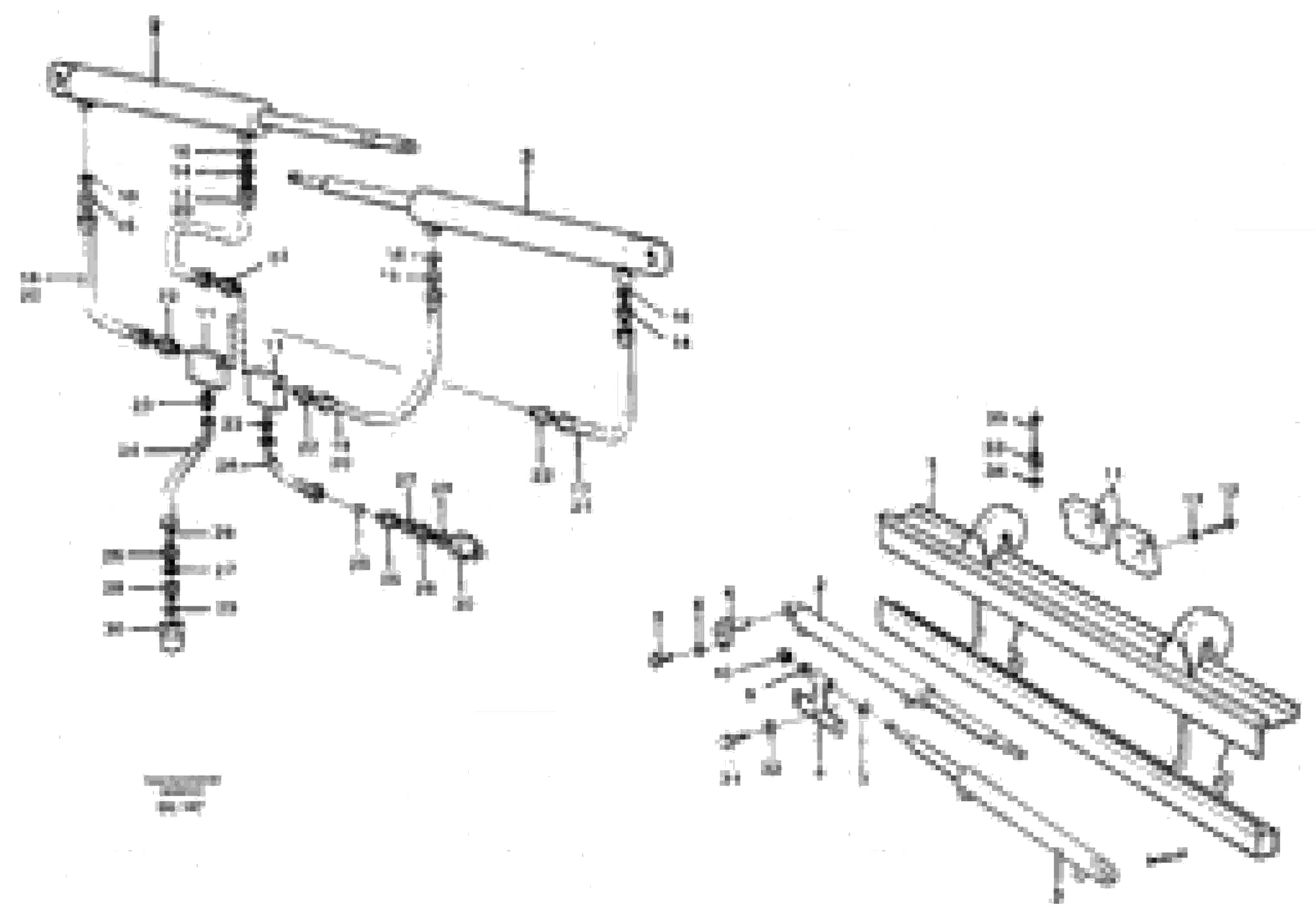 Схема запчастей Volvo L70B - 53553 Fork spreader ATTACHMENTS ATTACHMENTS WHEEL LOADERS GEN. - C