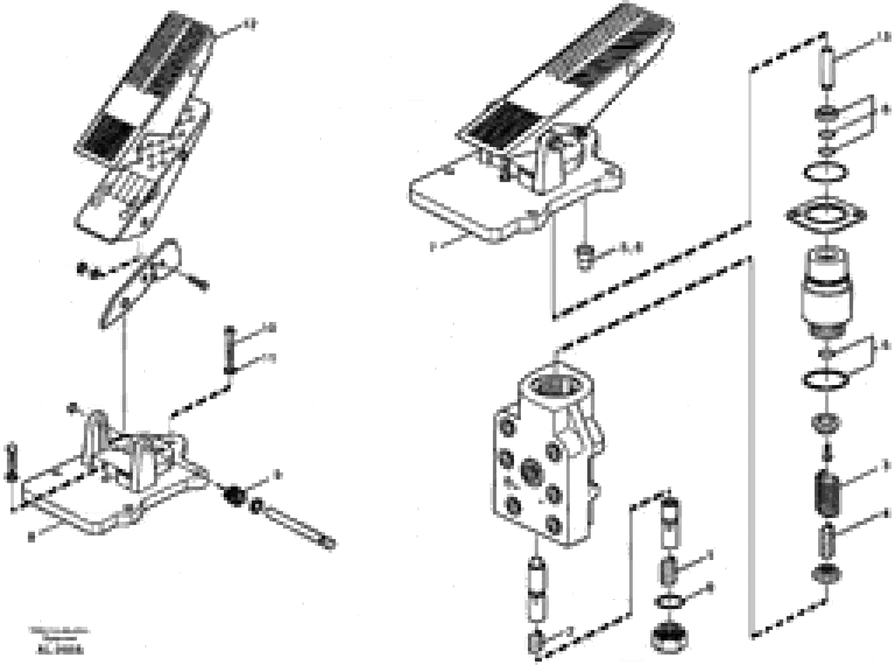 Схема запчастей Volvo L70B - 63353 Footbrake valve L70B/L70C VOLVO BM VOLVO BM L70B/L70C SER NO - 13115