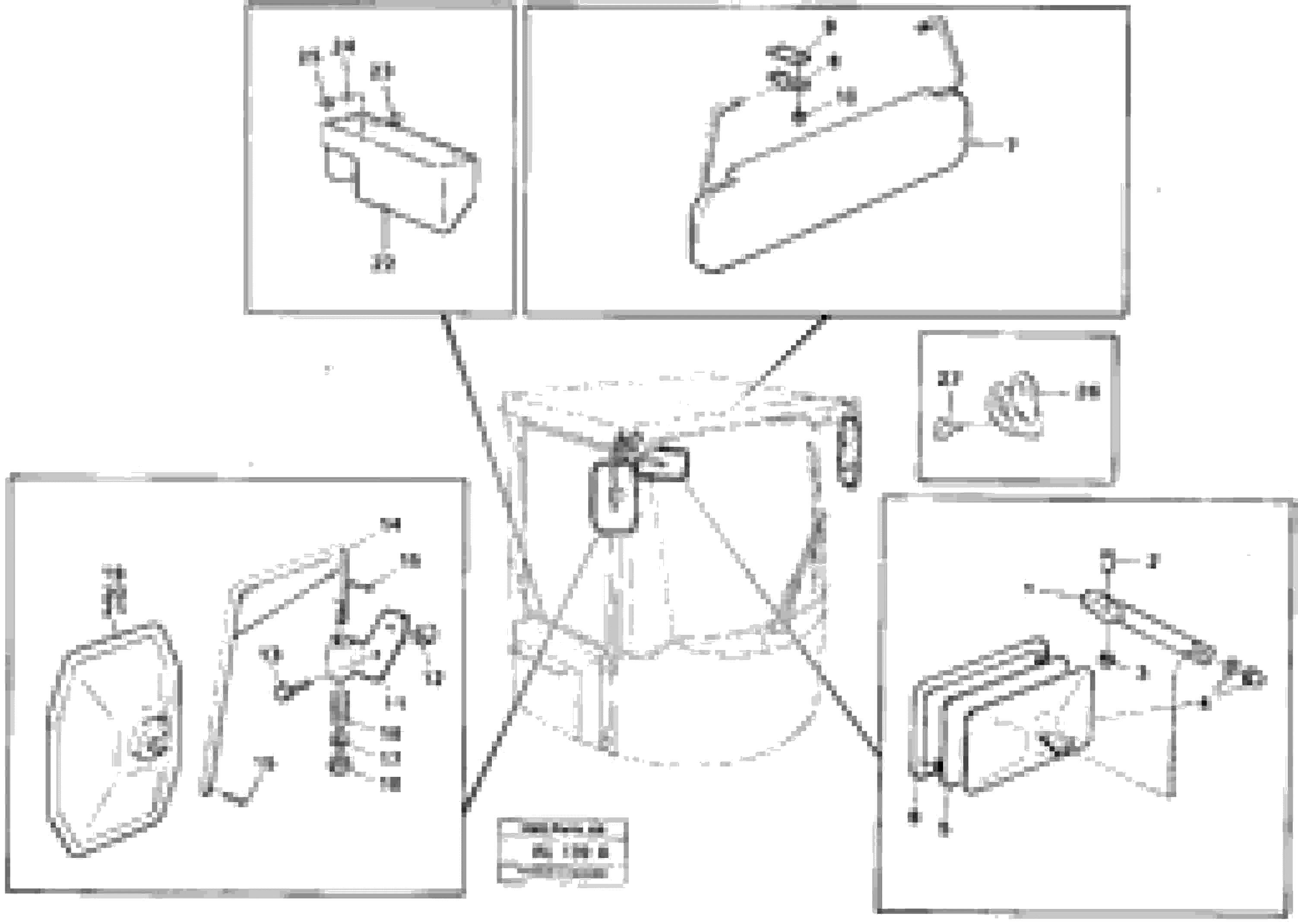 Схема запчастей Volvo L70B - 82745 Interior components L70B/L70C VOLVO BM VOLVO BM L70B/L70C SER NO - 13115