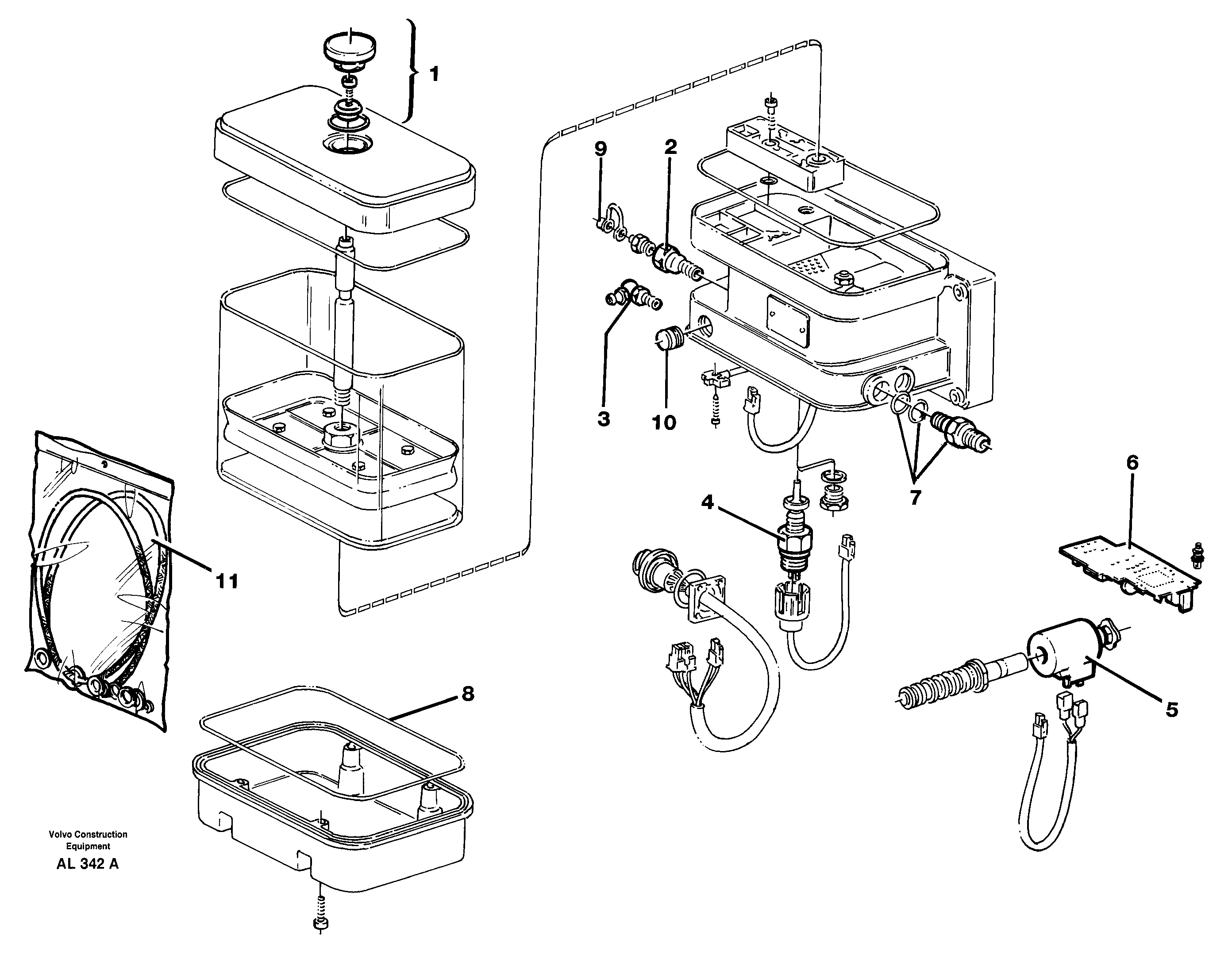 Схема запчастей Volvo L70B - 18756 Насос L70B/L70C VOLVO BM VOLVO BM L70B/L70C SER NO - 13115