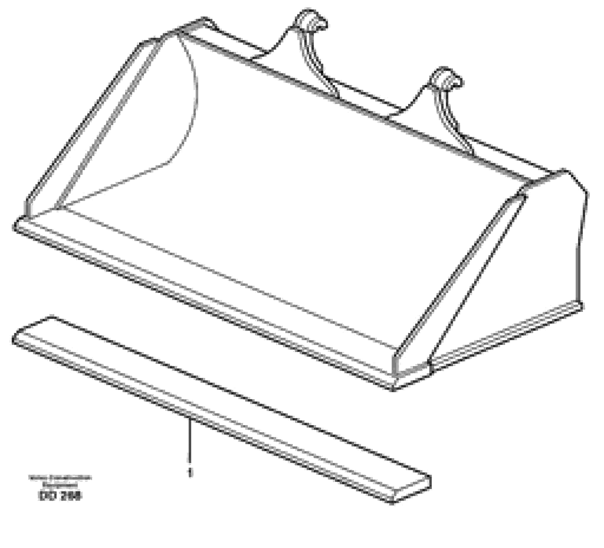 Схема запчастей Volvo L70B - 79188 Planing bucket ATTACHMENTS ATTACHMENTS WHEEL LOADERS GEN. - C