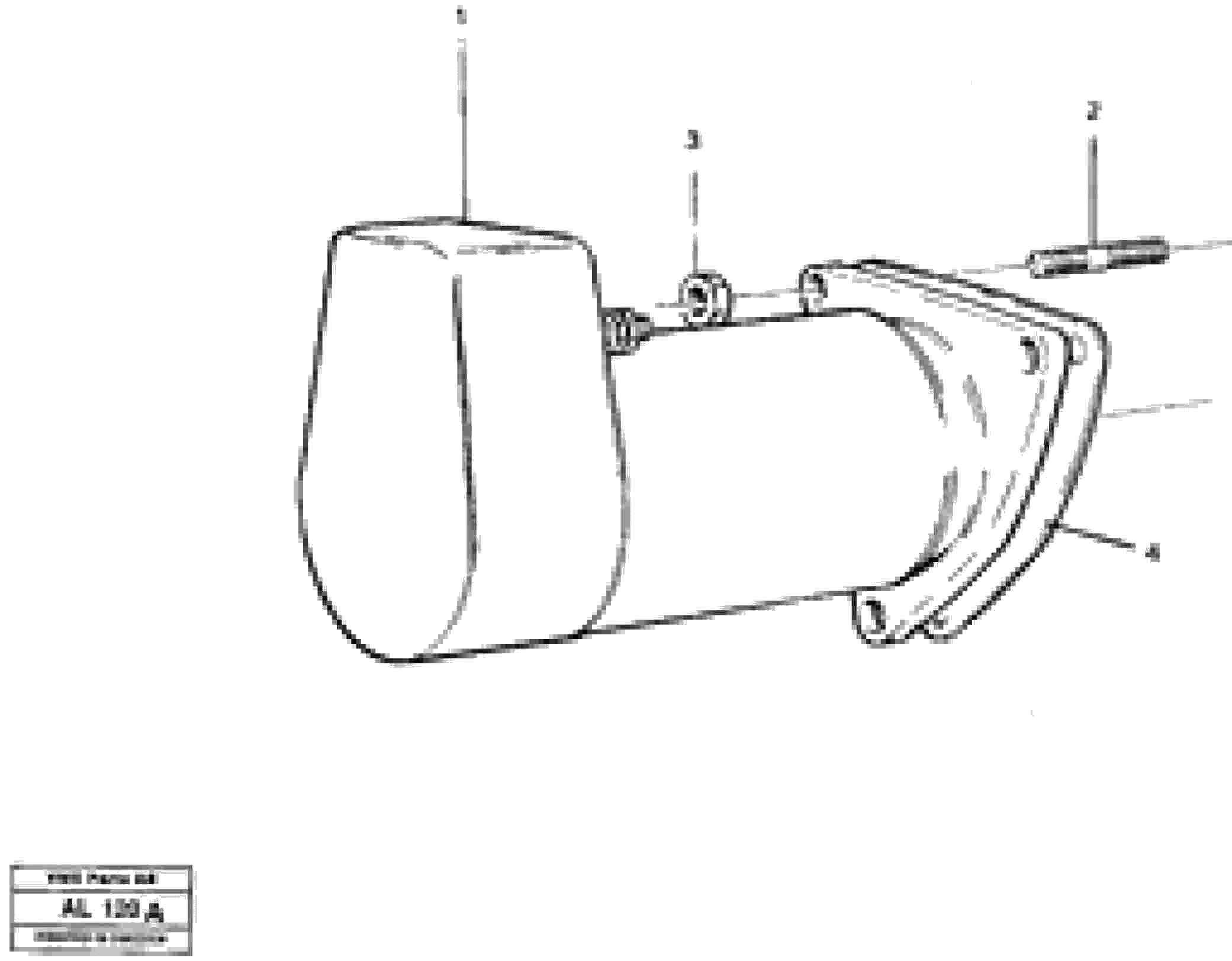 Схема запчастей Volvo L70B - 14741 Starter motor, mounting L70B/L70C VOLVO BM VOLVO BM L70B/L70C SER NO - 13115