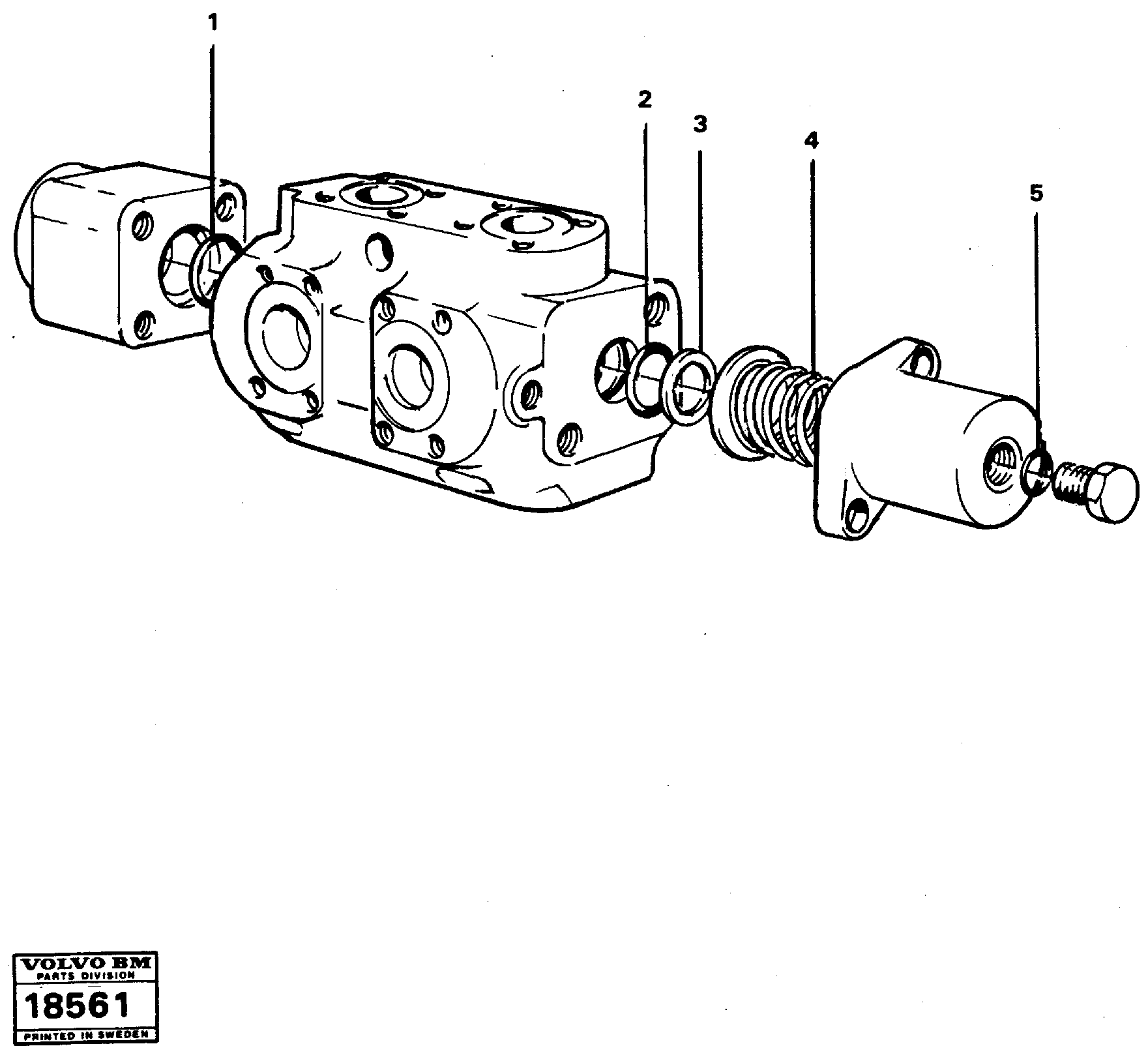 Схема запчастей Volvo L90 - 19261 Hydraulic valve L90 L90