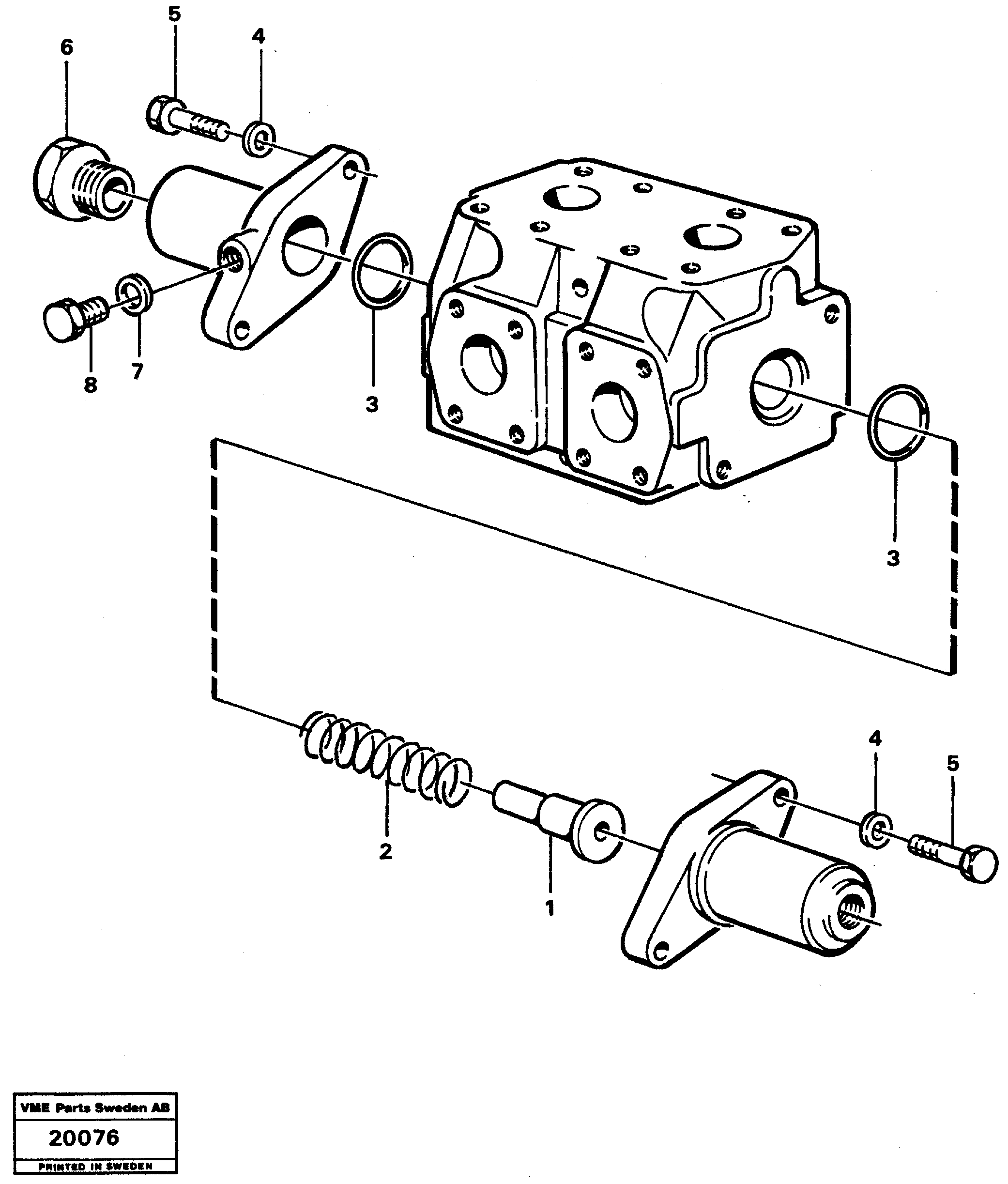 Схема запчастей Volvo L90 - 19262 Relief valve L90 L90