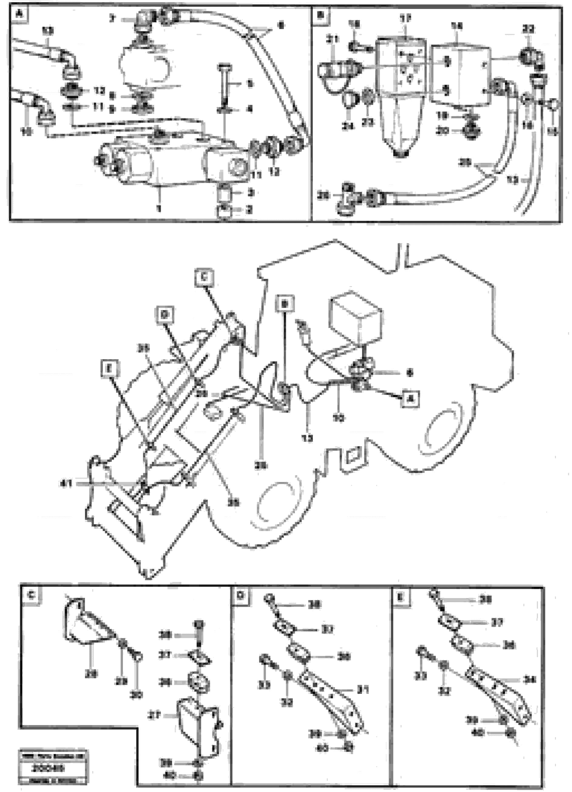 Схема запчастей Volvo L90 - 95417 Attachment locking L90 L90