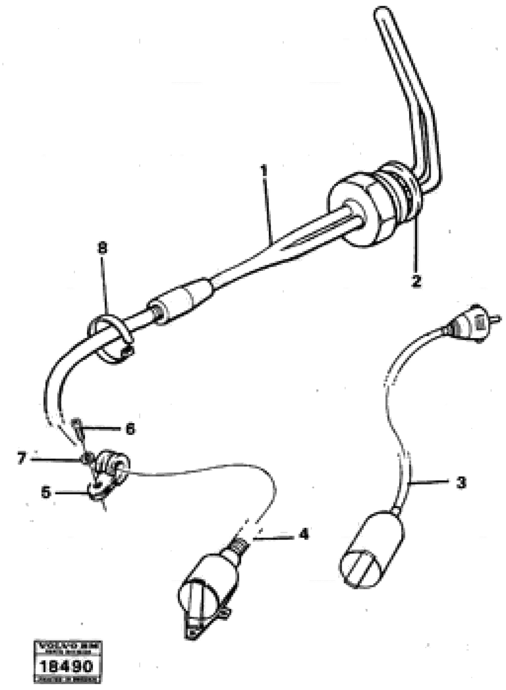 Схема запчастей Volvo L90 - 24331 Engine heater L90 L90