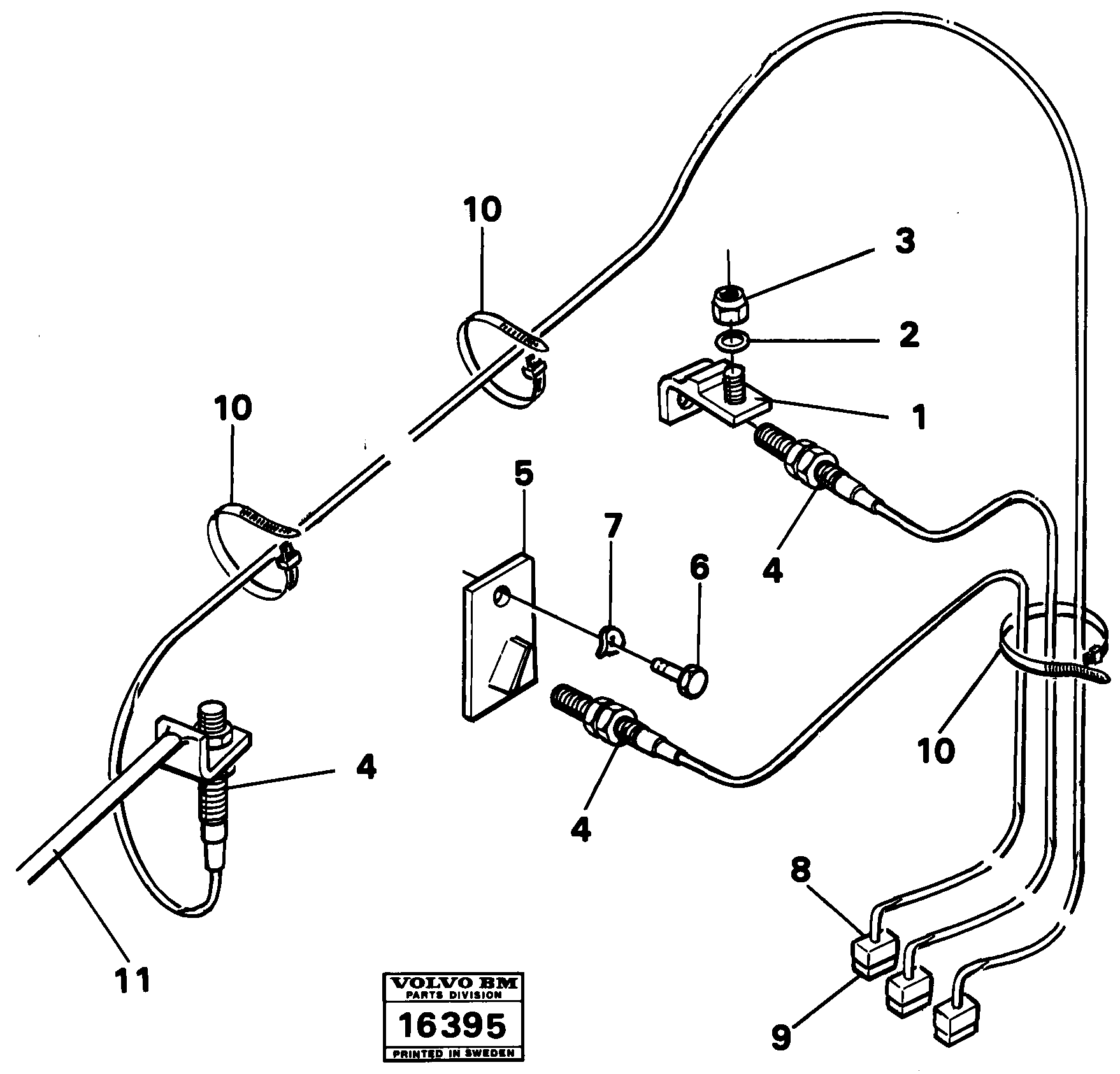 Схема запчастей Volvo L90 - 40731 Bucket automatic and lift automatic L90 L90