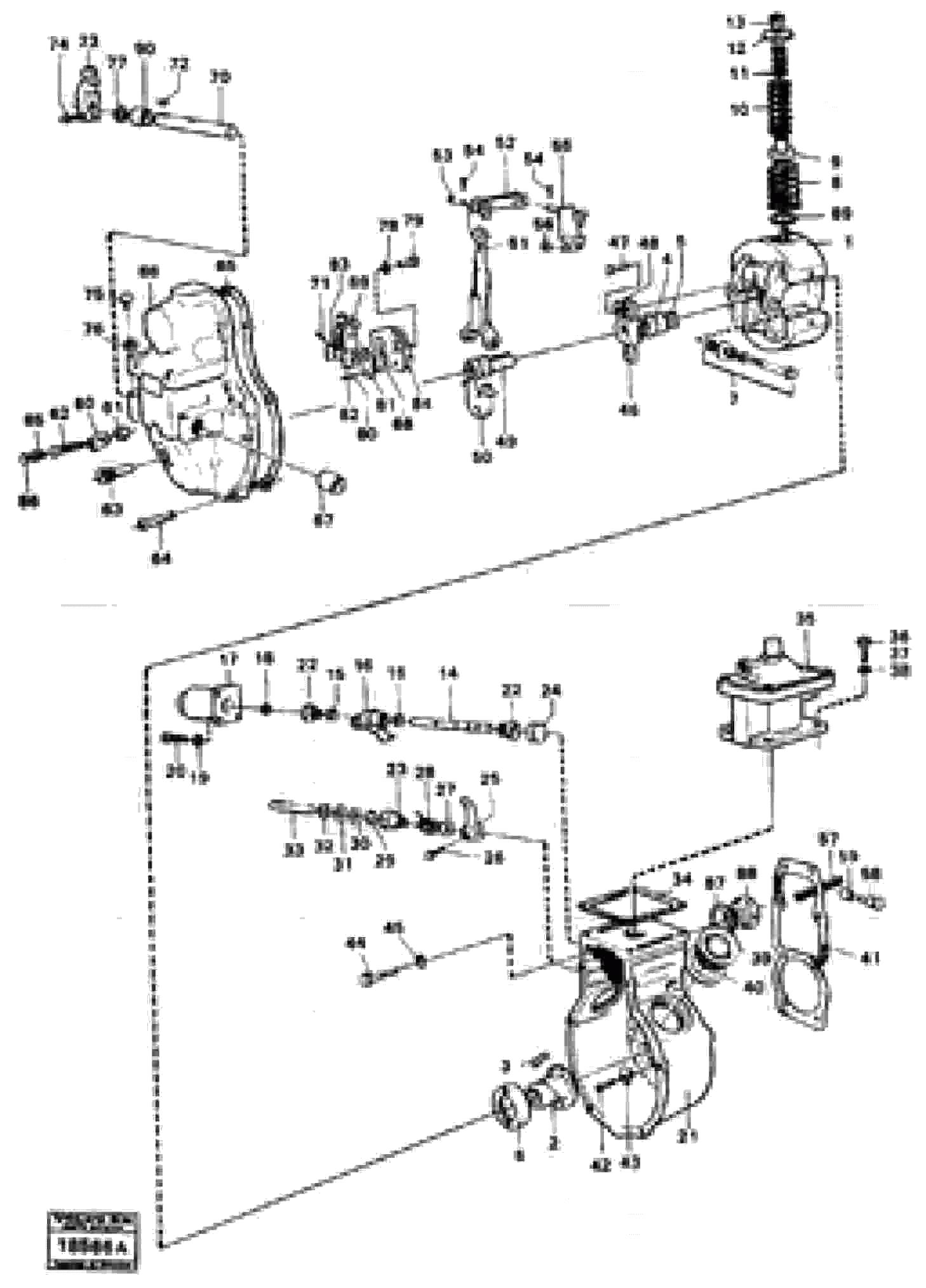 Схема запчастей Volvo L90 - 70683 Centrifugal governor L90 L90