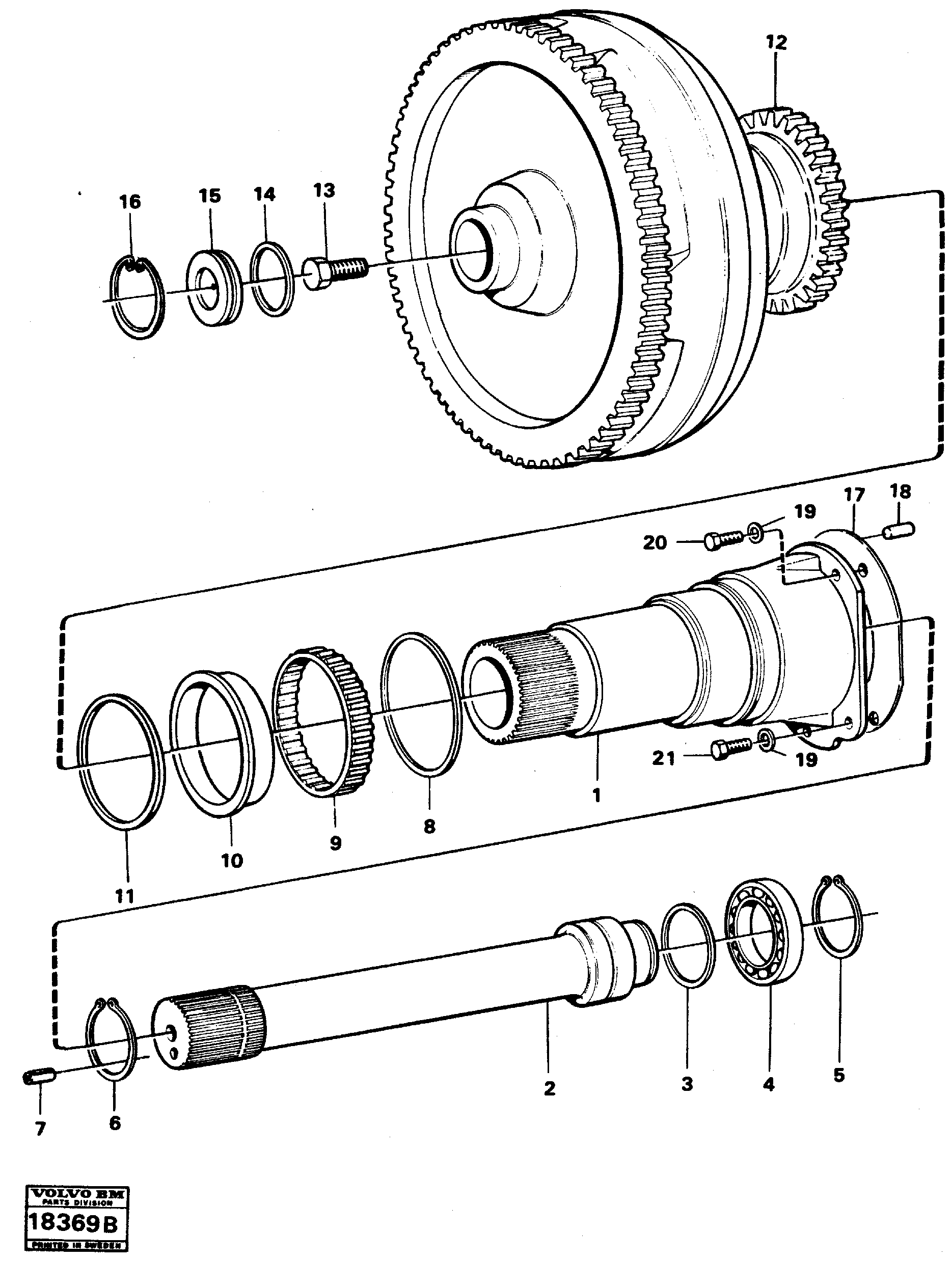 Схема запчастей Volvo L90 - 16472 Torque converter L90 L90