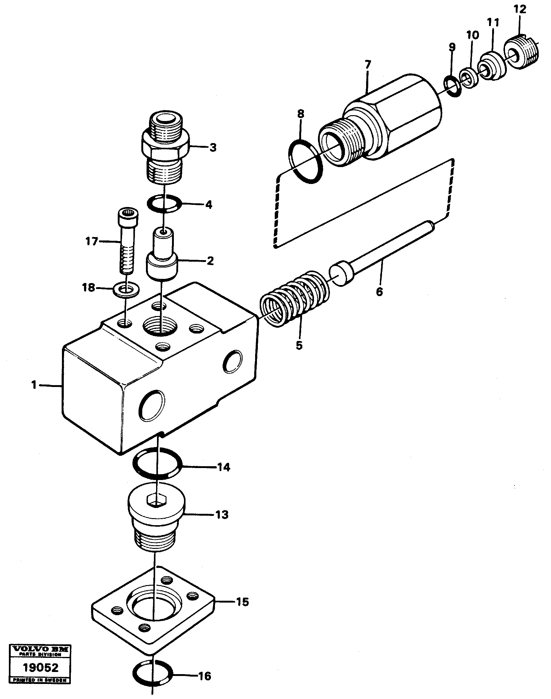 Схема запчастей Volvo L90 - 41925 Valves L90 L90