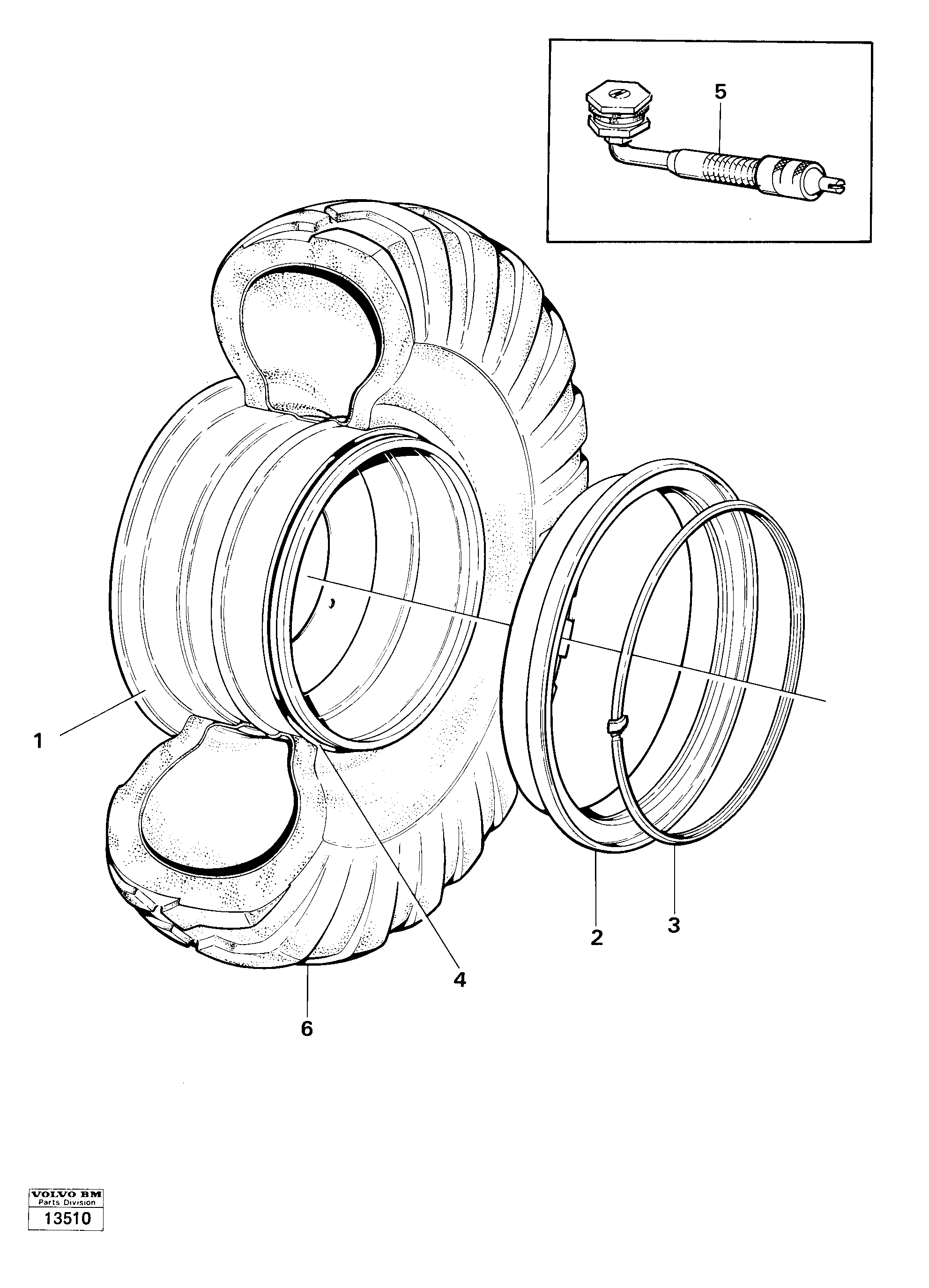 Схема запчастей Volvo L90 - 20847 Wheel L90 L90