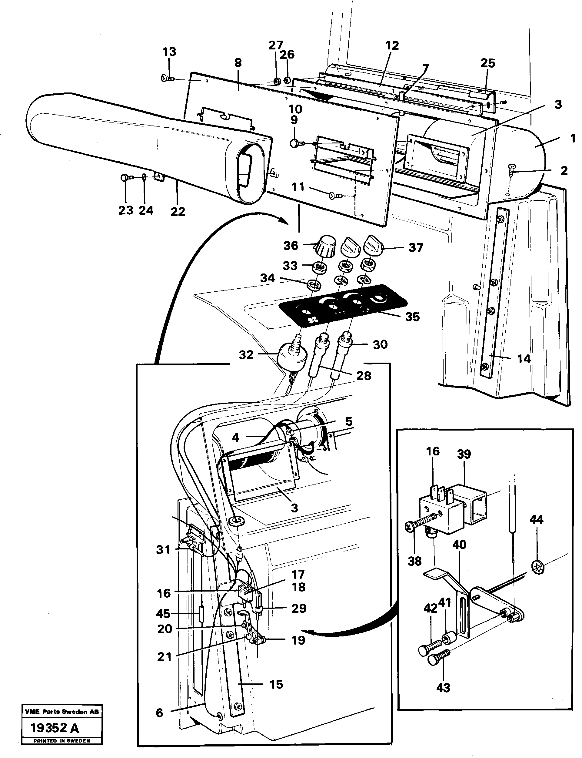 Схема запчастей Volvo L90 - 22975 Controls L90 L90