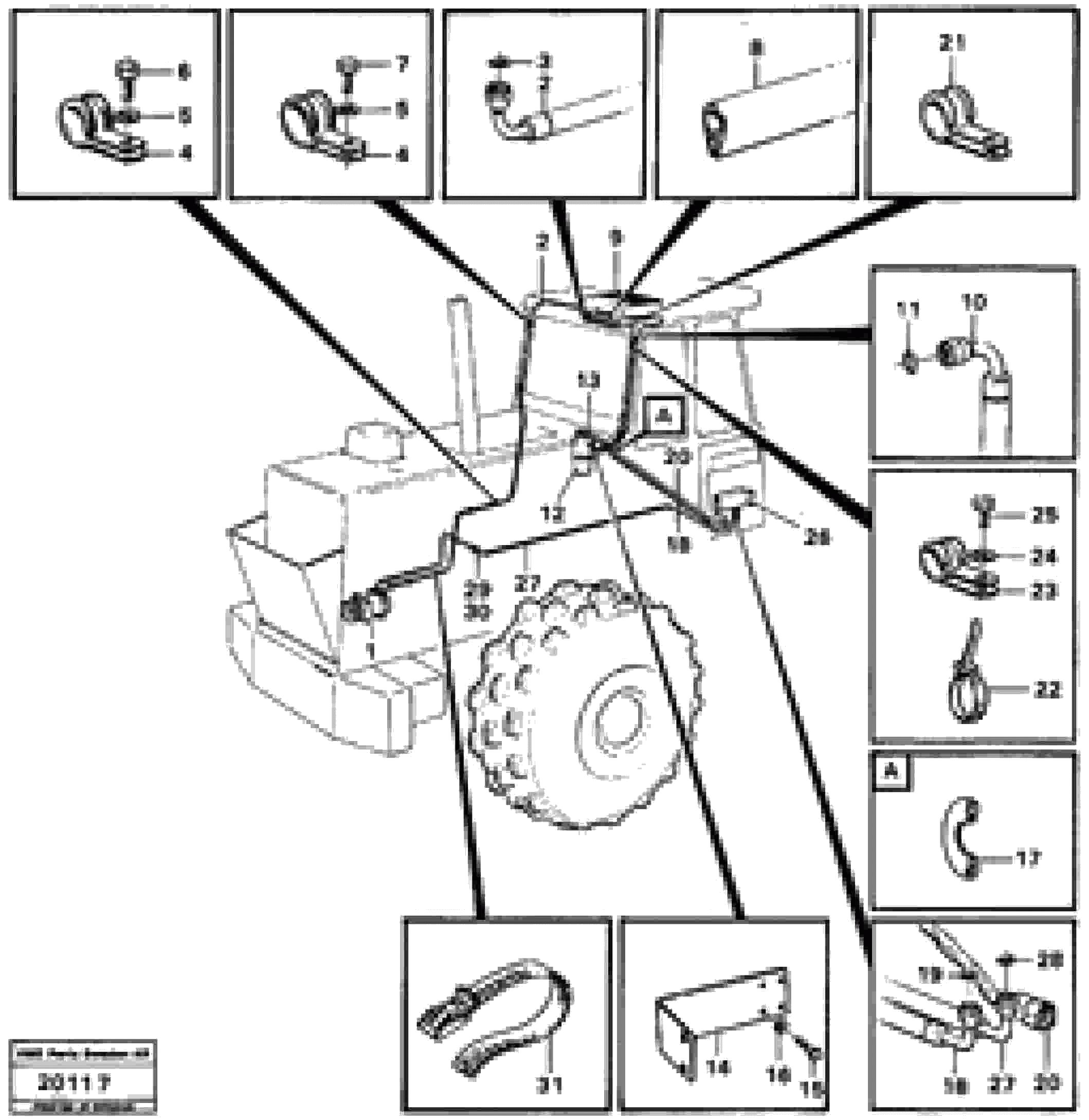 Схема запчастей Volvo L90 - 24298 Air conditioning L90 L90