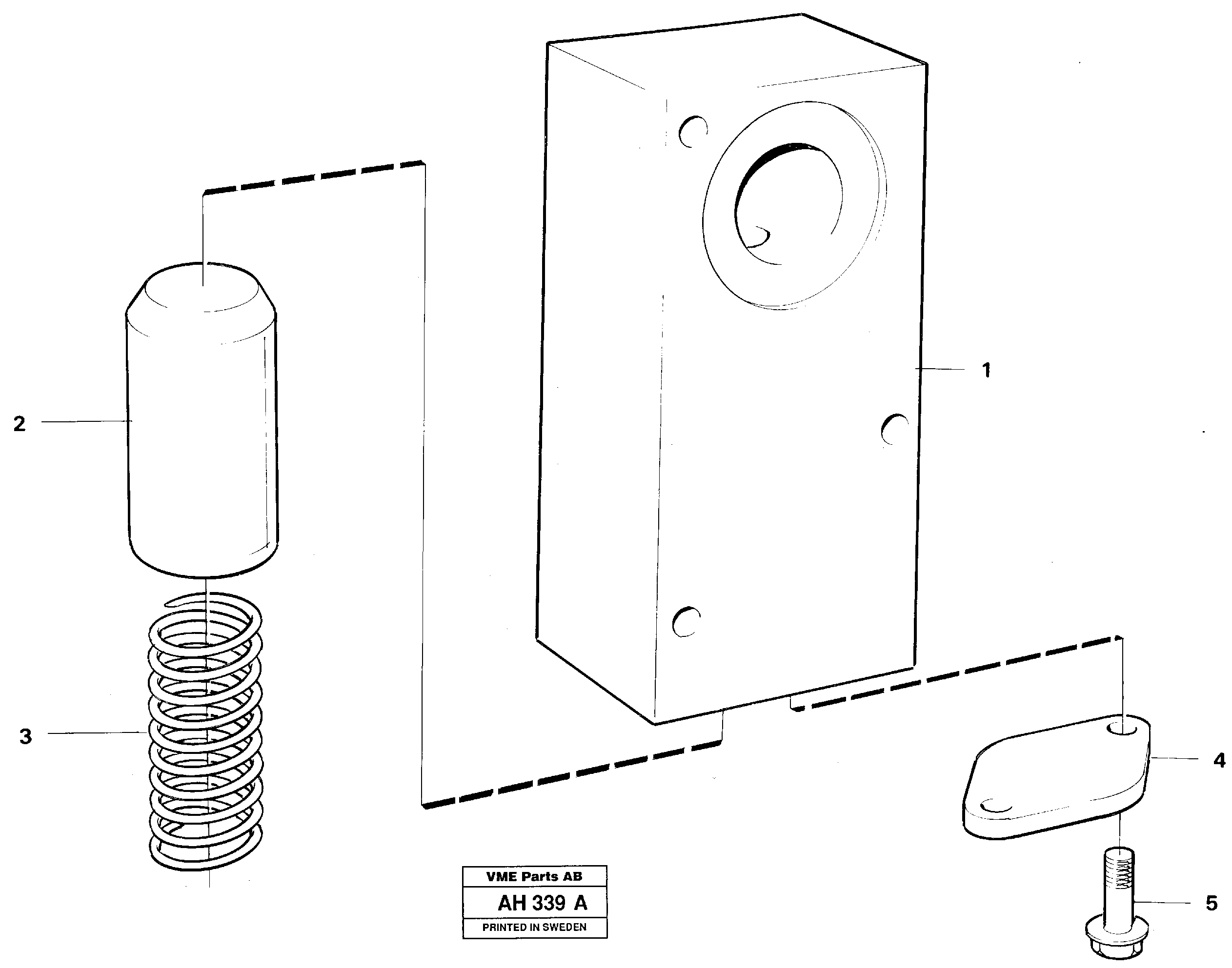 Схема запчастей Volvo L90B - 14683 Safety valve L90B VOLVO BM VOLVO BM L90B