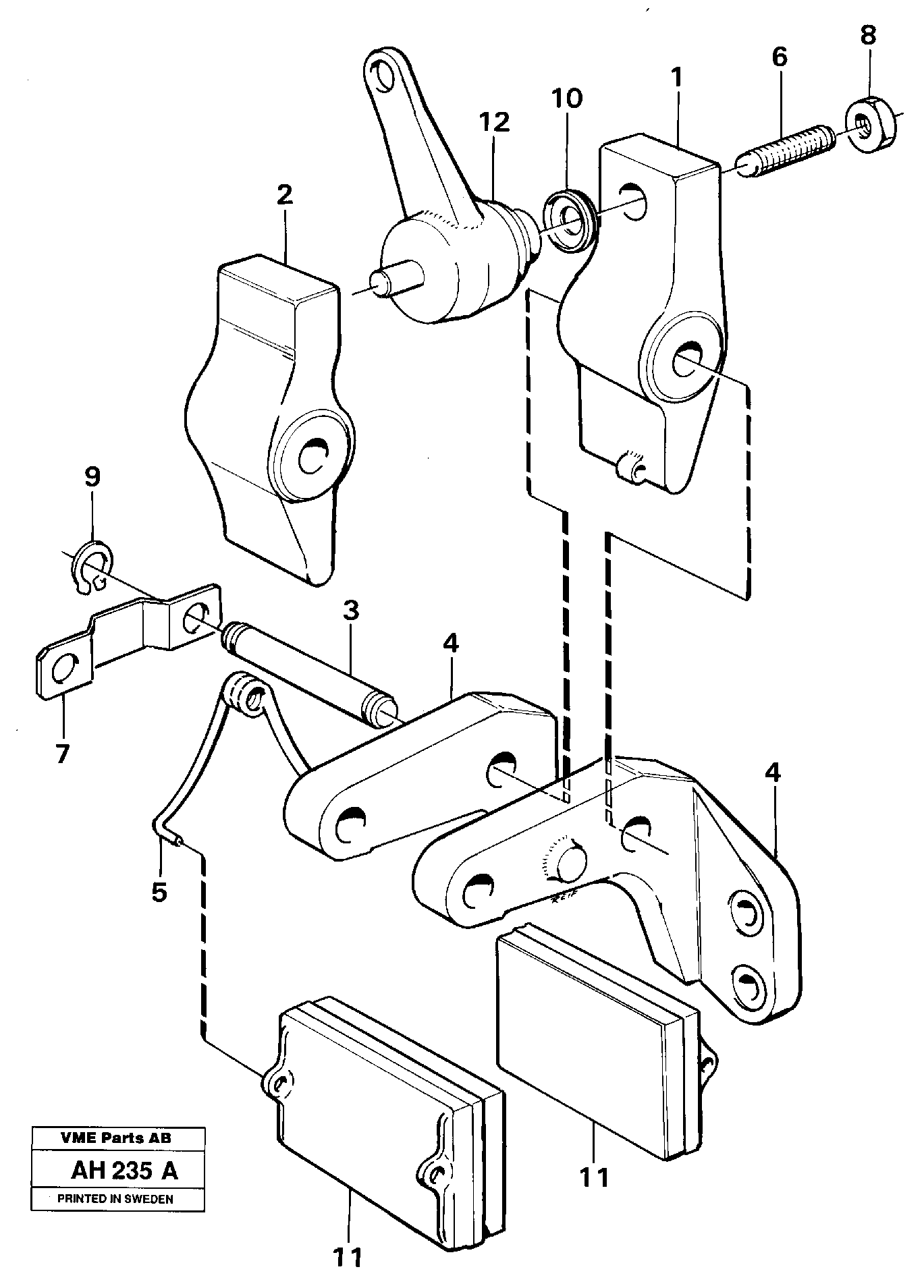 Схема запчастей Volvo L90B - 29264 Disc brake L90B VOLVO BM VOLVO BM L90B