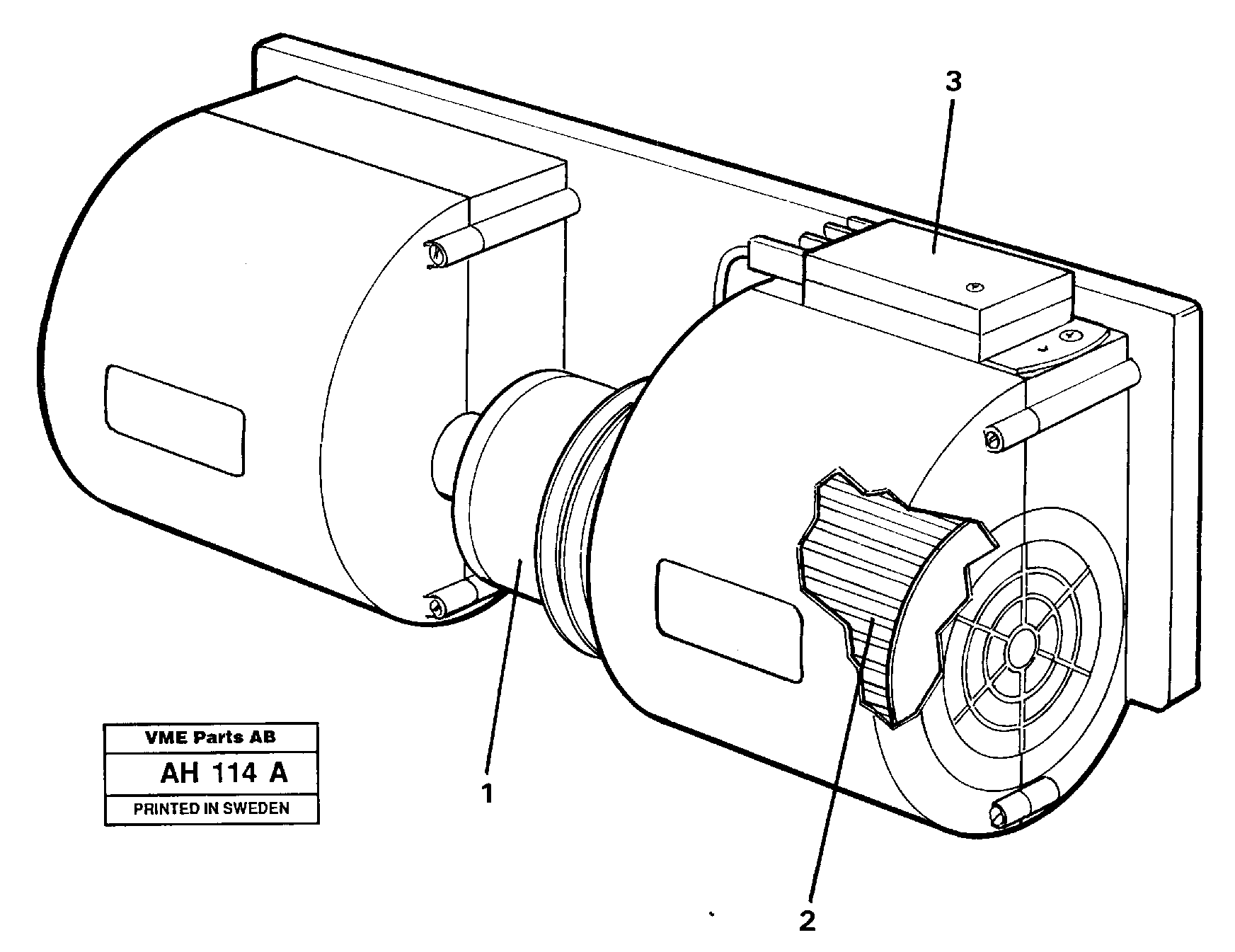 Схема запчастей Volvo L90B - 28118 Fan L90B VOLVO BM VOLVO BM L90B