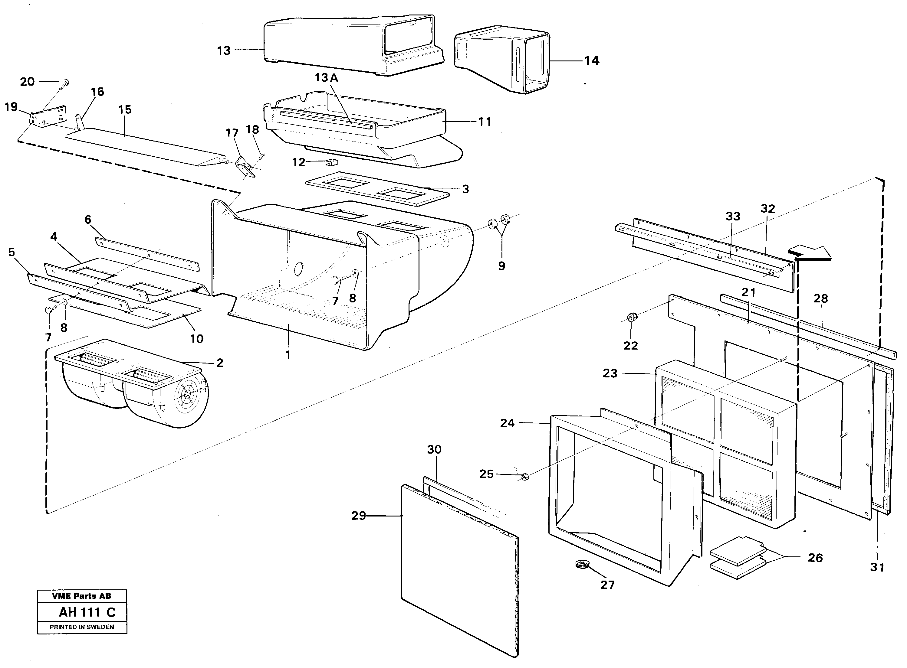 Схема запчастей Volvo L90B - 49930 Фильтр воздушный L90B VOLVO BM VOLVO BM L90B