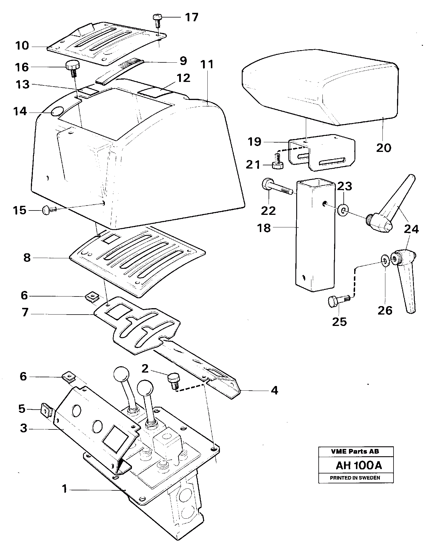 Схема запчастей Volvo L90B - 58351 Servo valve, assembly L90B VOLVO BM VOLVO BM L90B