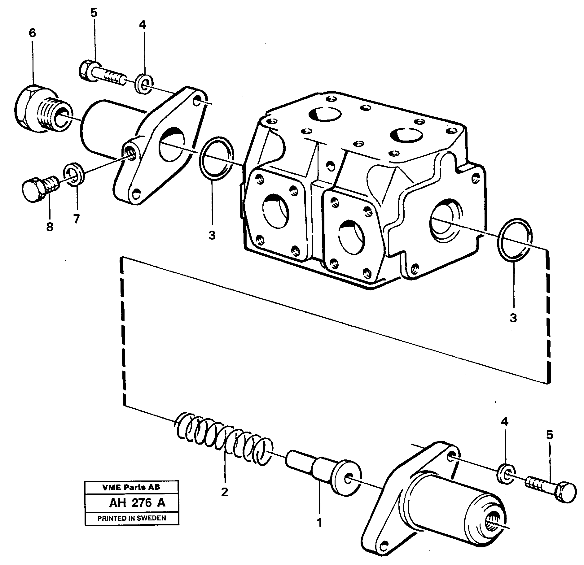 Схема запчастей Volvo L90B - 12309 Valve L90B VOLVO BM VOLVO BM L90B