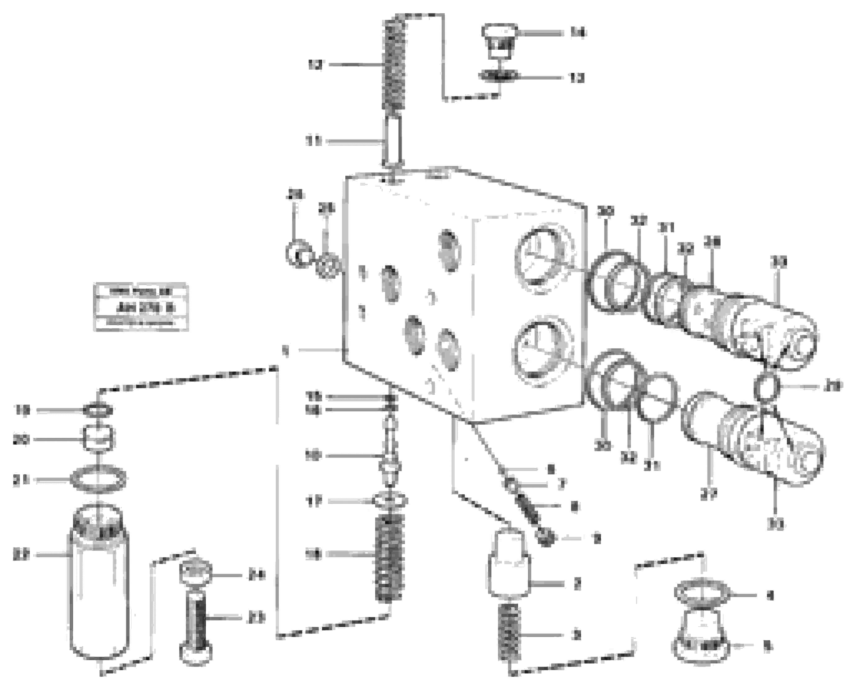 Схема запчастей Volvo L90B - 16987 Valve L90B VOLVO BM VOLVO BM L90B