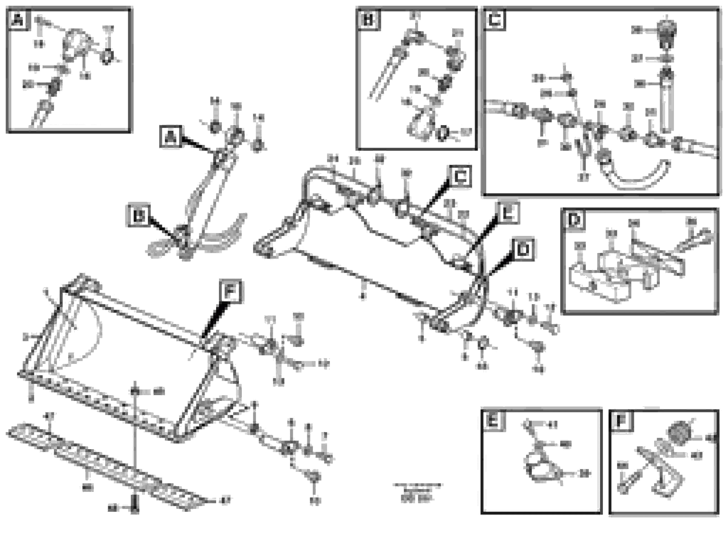 Схема запчастей Volvo L90B - 29595 High-tipping bucket ATTACHMENTS ATTACHMENTS WHEEL LOADERS GEN. - C