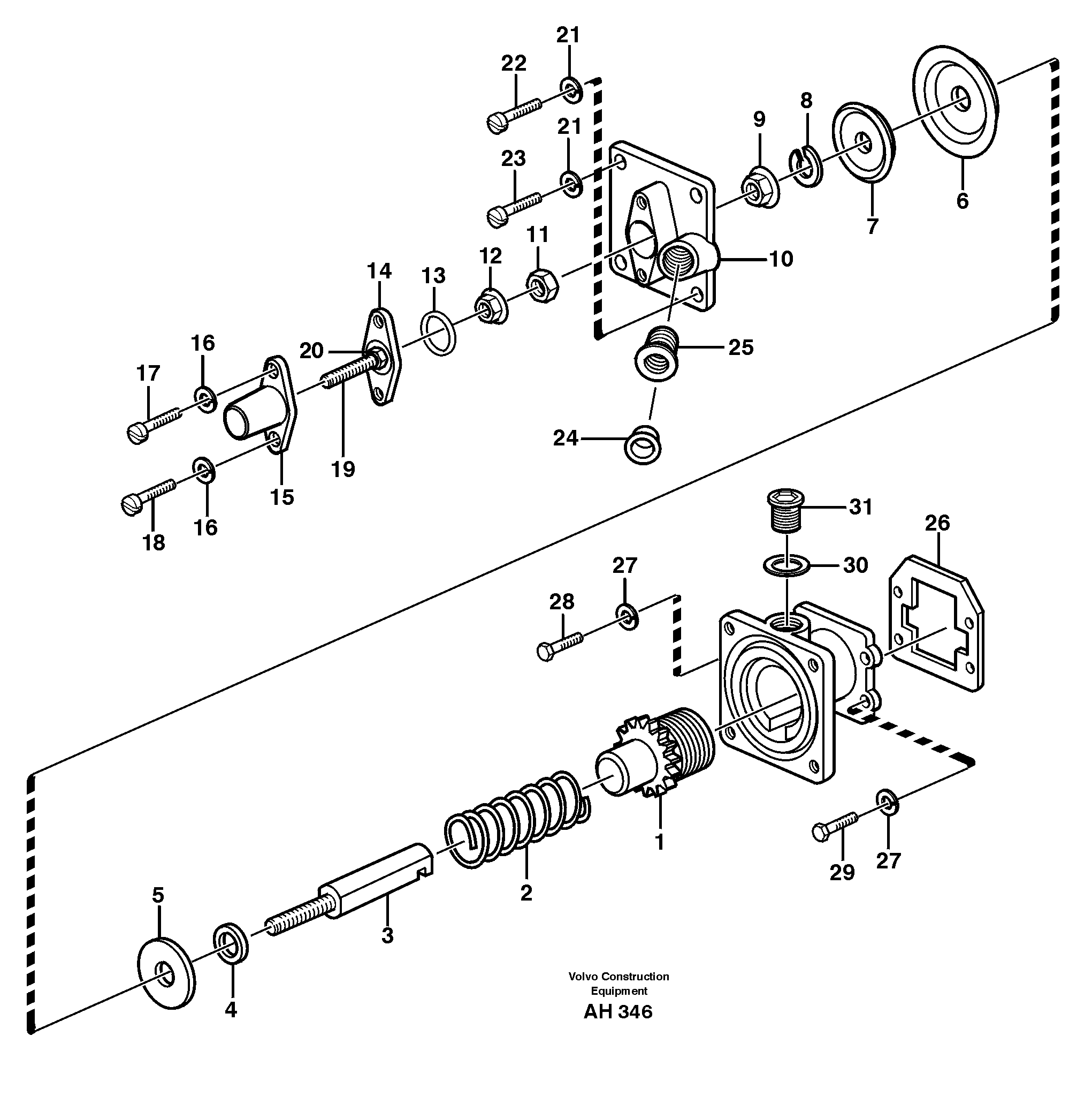 Схема запчастей Volvo L90B - 29491 Smoke limiter L90B VOLVO BM VOLVO BM L90B