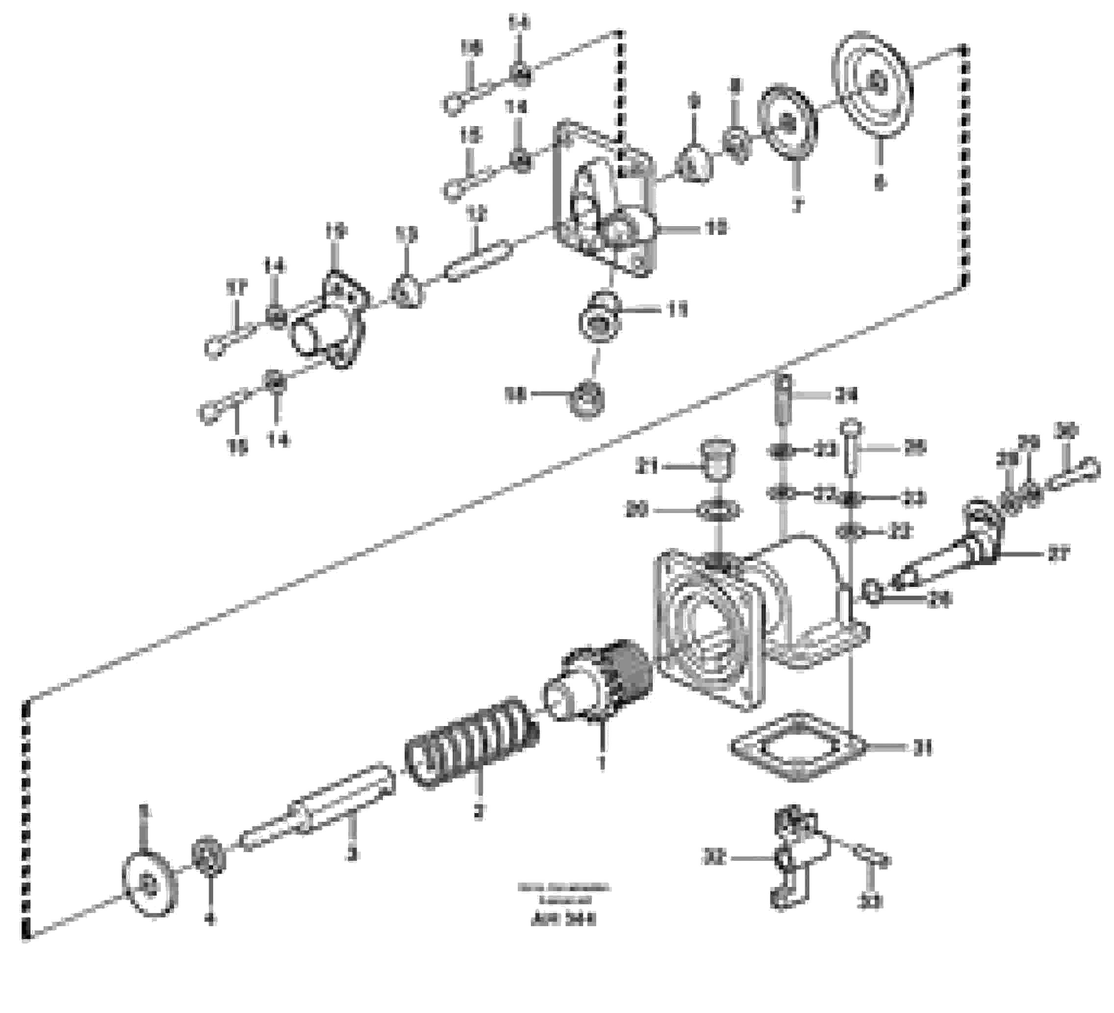 Схема запчастей Volvo L90B - 29492 Smoke limiter L90B VOLVO BM VOLVO BM L90B