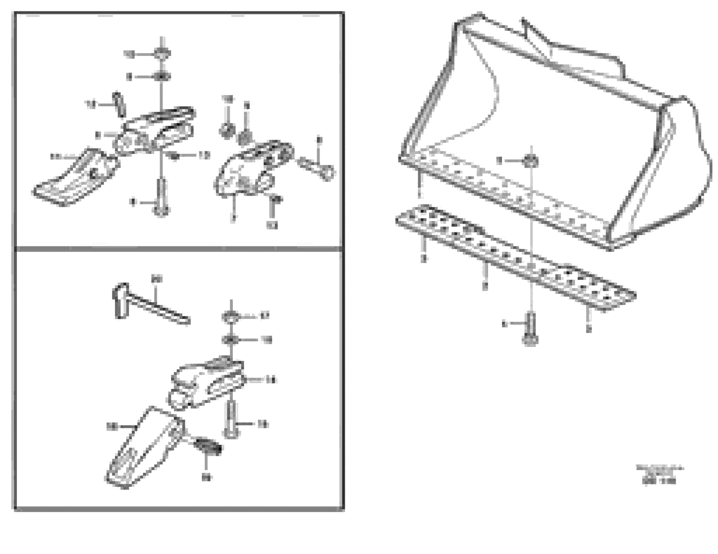 Схема запчастей Volvo L90B - 79293 Straight lips, edge savers, teeth ATTACHMENTS ATTACHMENTS WHEEL LOADERS GEN. - C