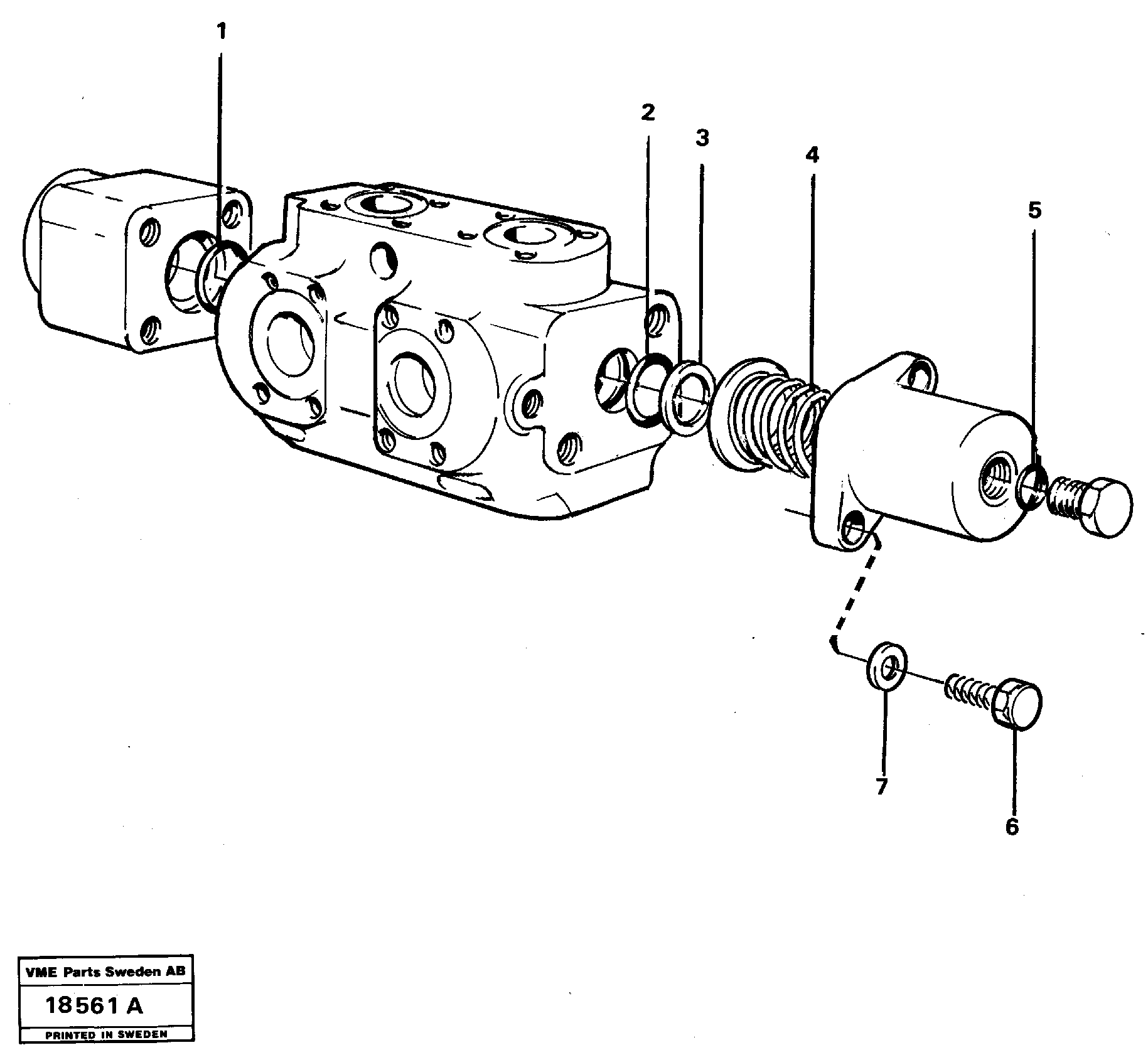 Схема запчастей Volvo L120 - 28788 Valves L120 Volvo BM L120