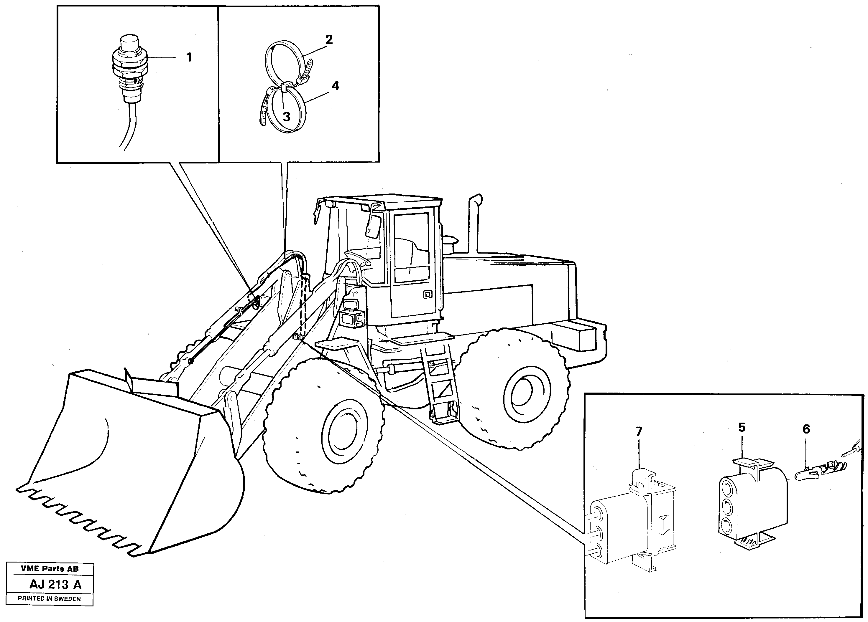 Схема запчастей Volvo L120B - 22919 Bucket automatic and lift automatic L120B VOLVO BM VOLVO BM L120B