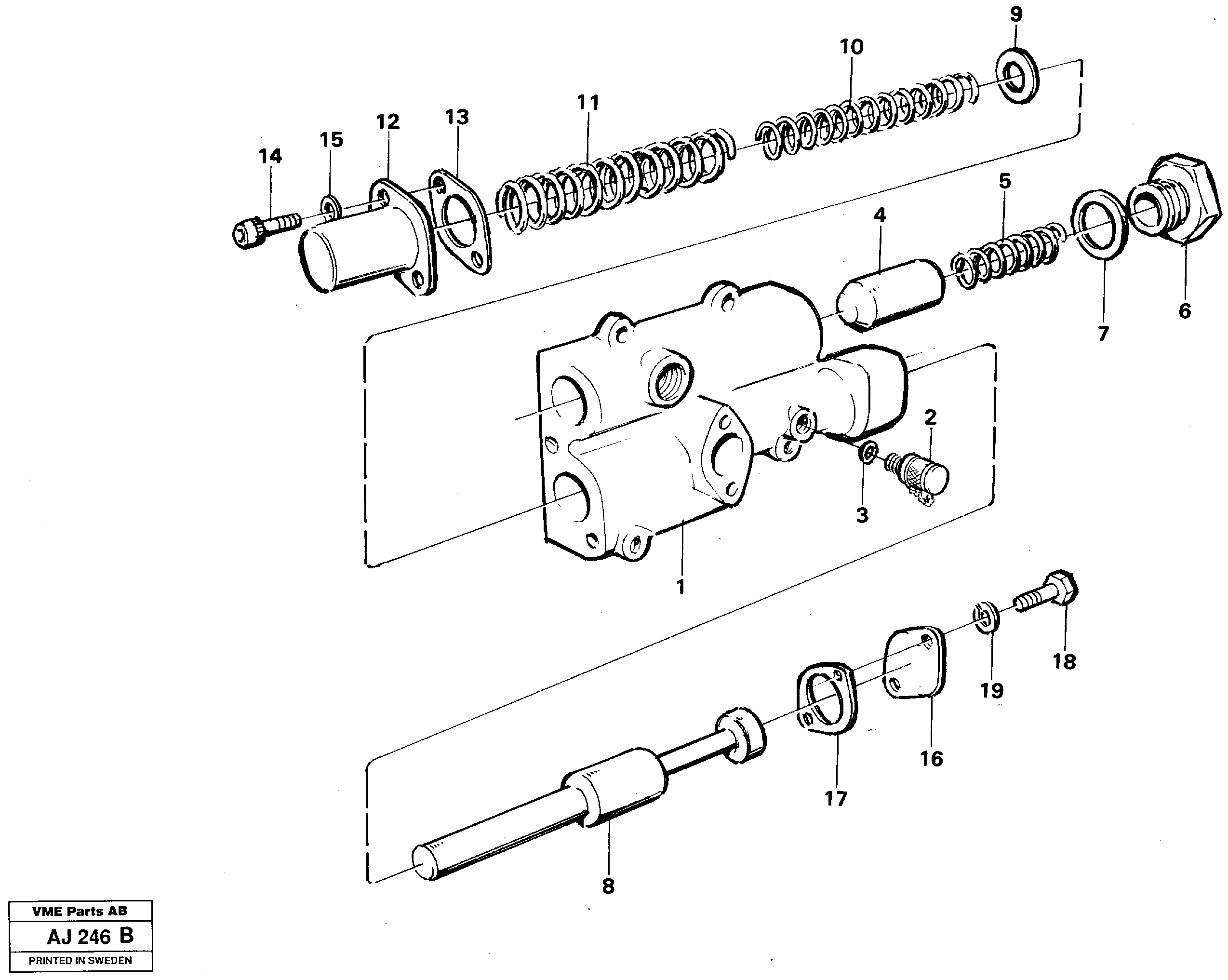 Схема запчастей Volvo L120B - 96237 Valves L120B VOLVO BM VOLVO BM L120B