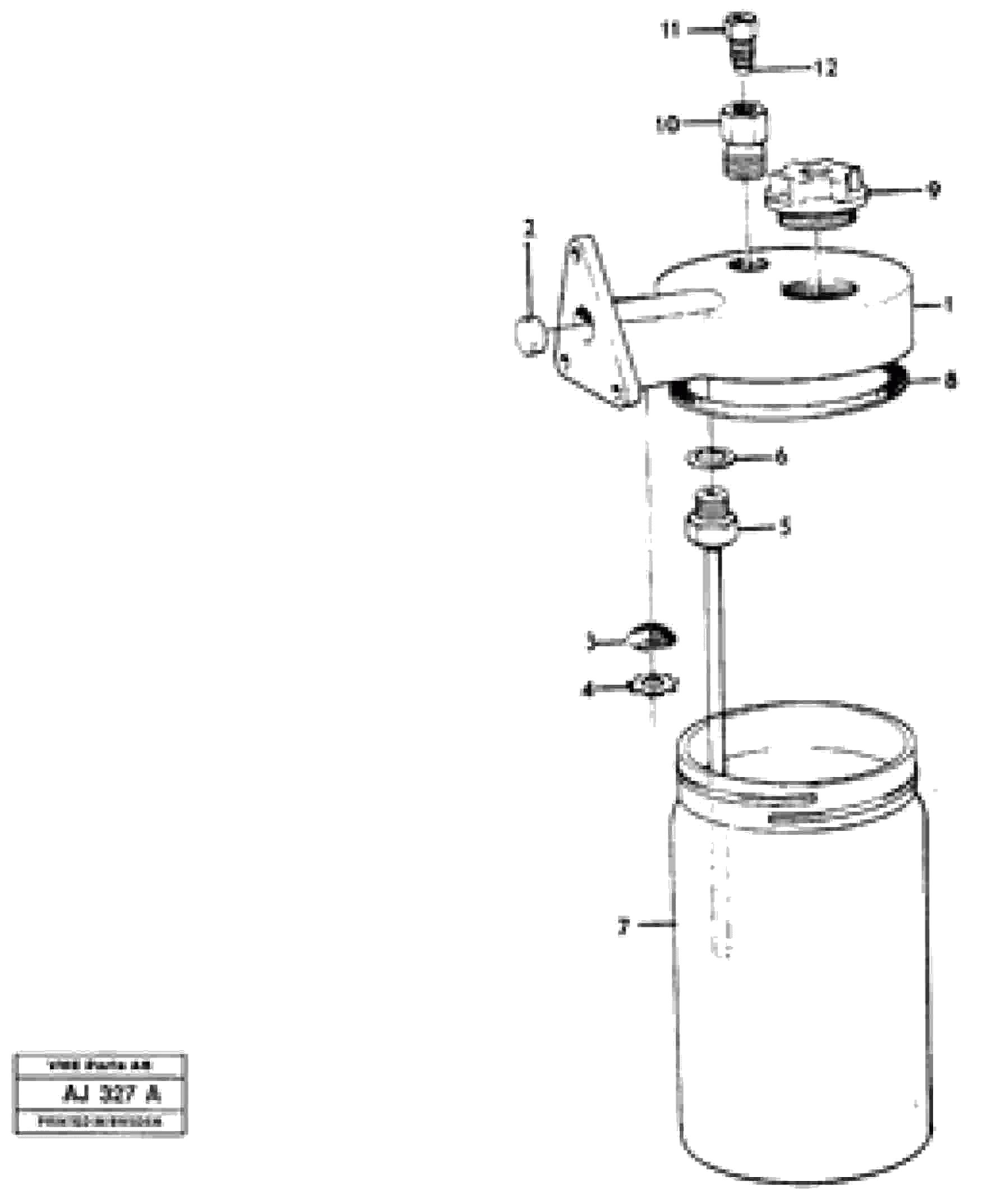 Схема запчастей Volvo L120B - 21486 Anti-freeze reservoir L120B VOLVO BM VOLVO BM L120B