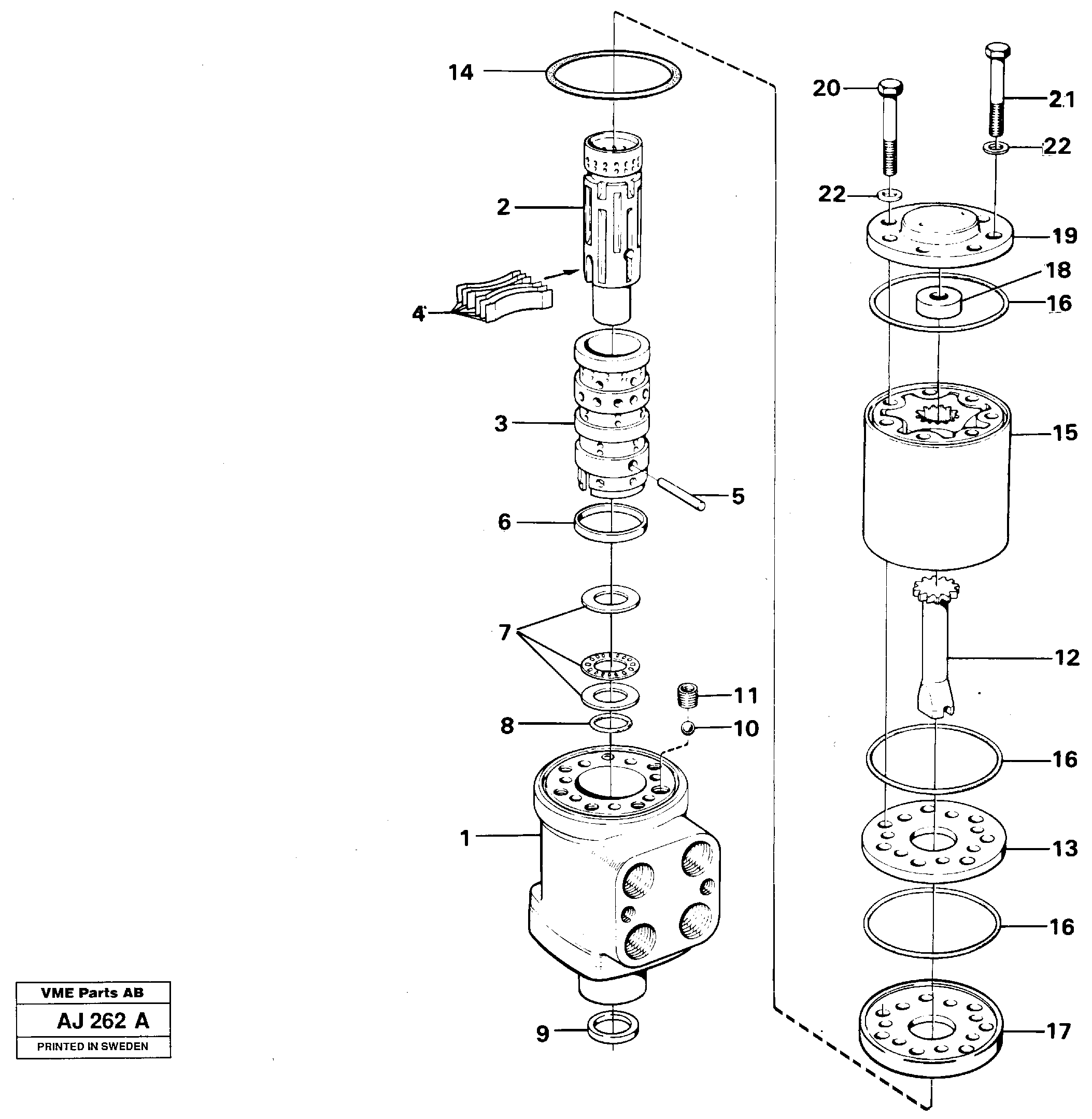 Схема запчастей Volvo L120B - 31172 Steering unit L120B VOLVO BM VOLVO BM L120B