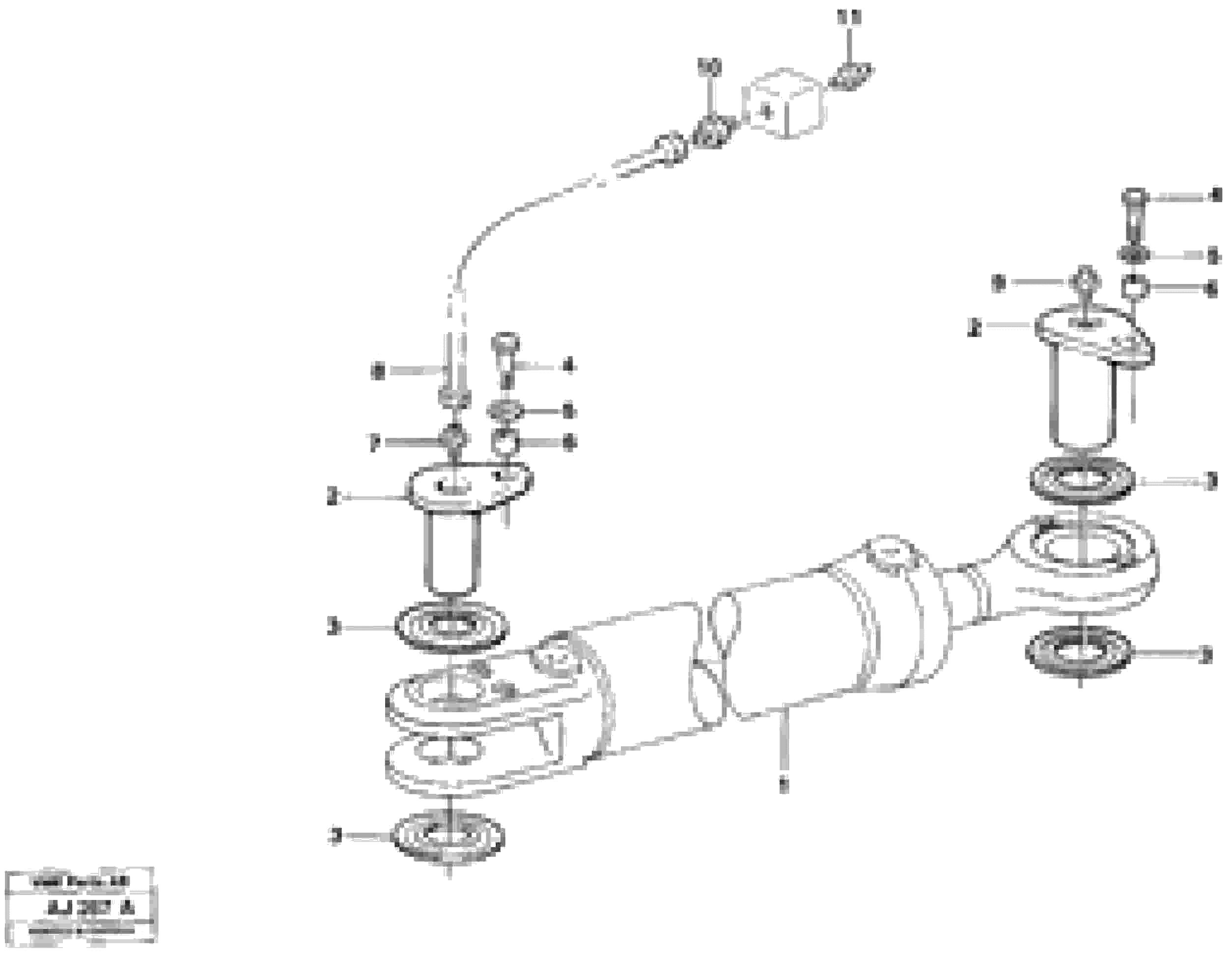 Схема запчастей Volvo L120B - 45287 Hydraulic cylinder Assembly L120B VOLVO BM VOLVO BM L120B